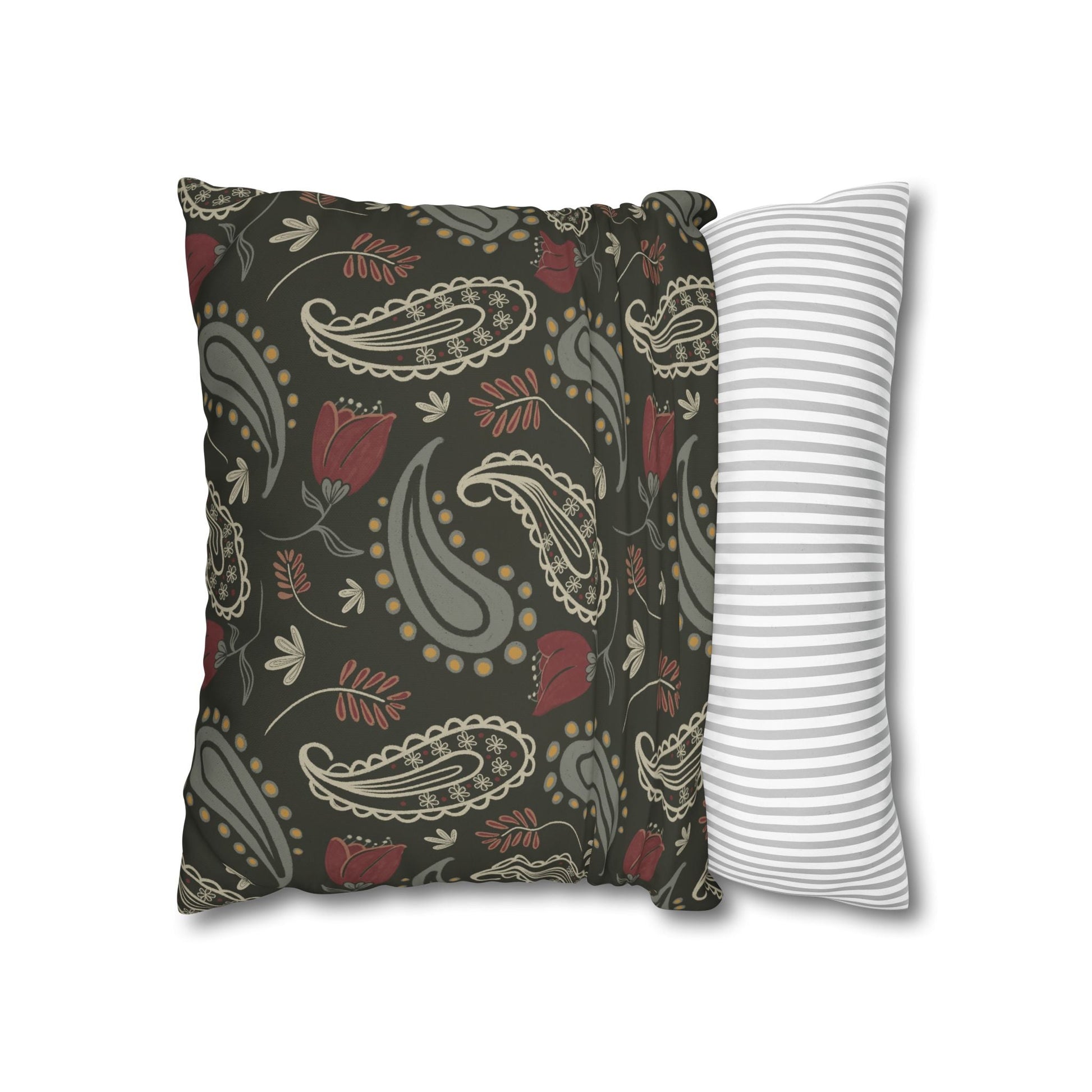 Country Cottage Design - Cushion with hand drawn artwork - Solei Designs