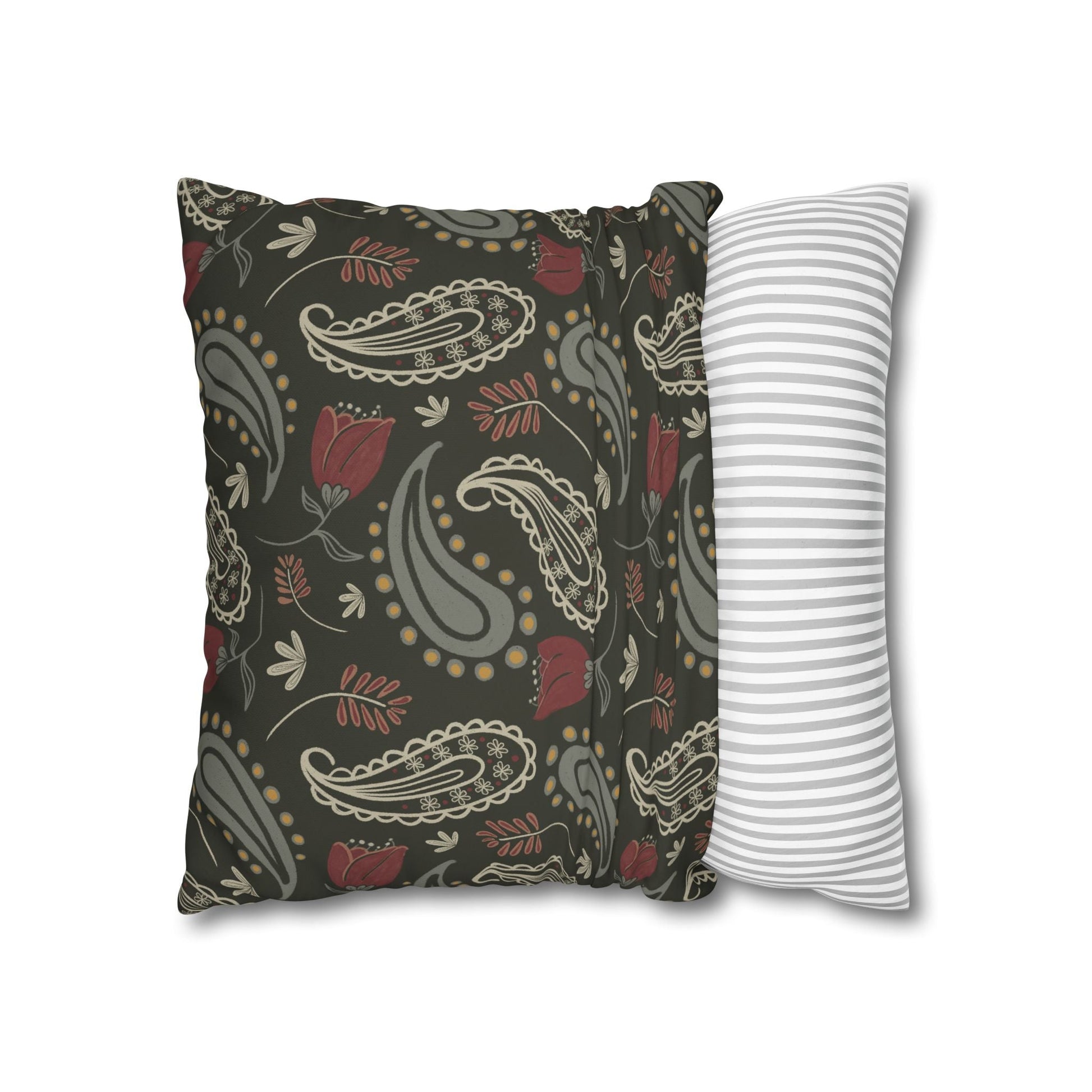 Country Cottage Design - Cushion with hand drawn artwork - Solei Designs