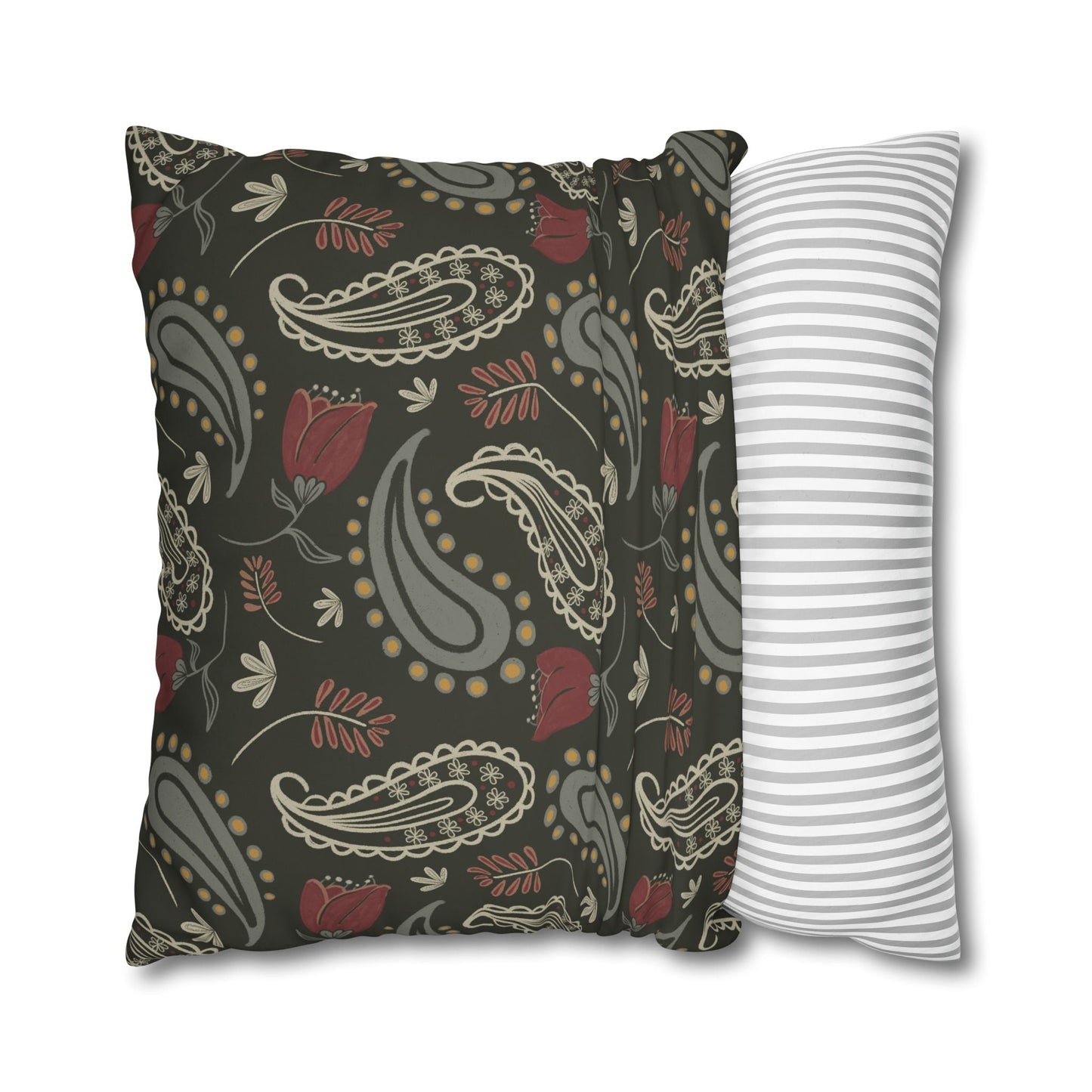 Country Cottage Design - Cushion with hand drawn artwork - Solei Designs