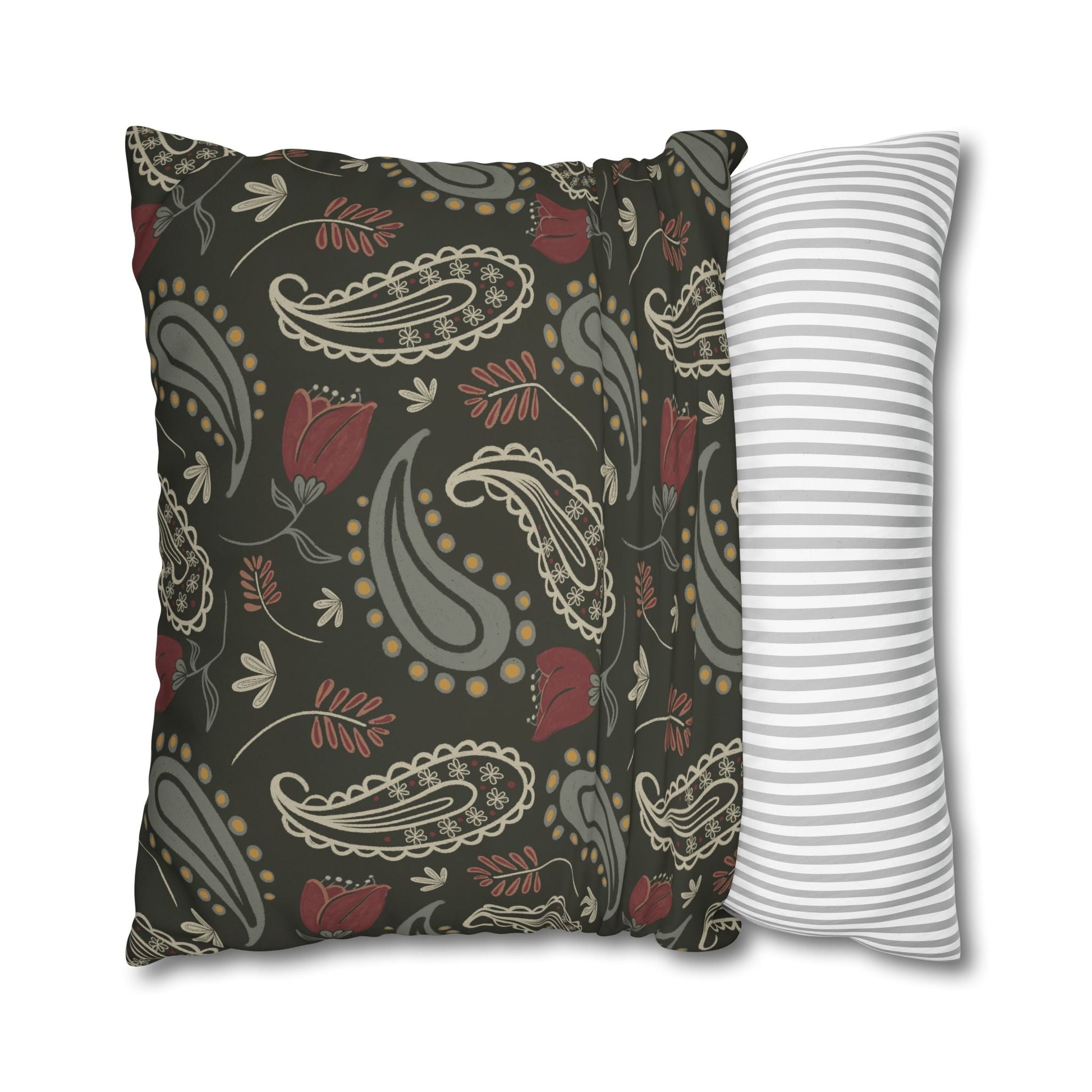 Country Cottage Design - Cushion with hand drawn artwork - Solei Designs