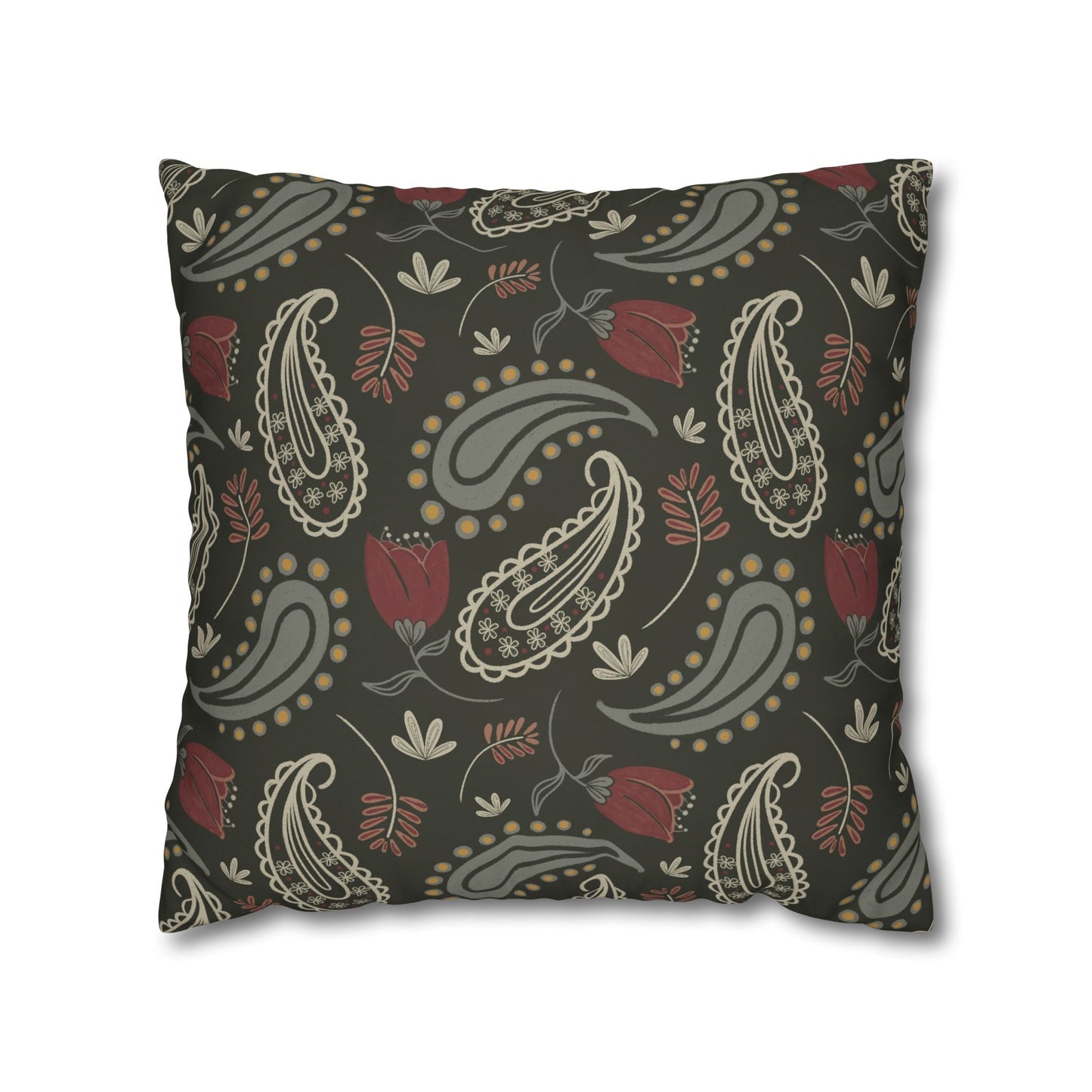 Country Cottage Design - Cushion with hand drawn artwork - Solei Designs