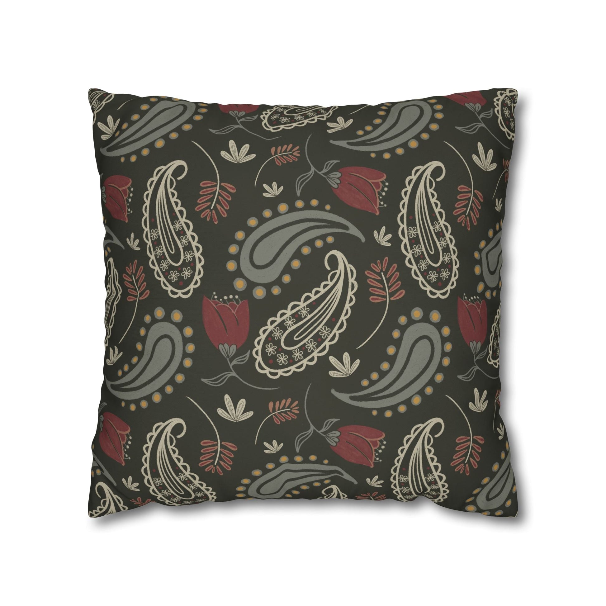 Country Cottage Design - Cushion with hand drawn artwork - Solei Designs