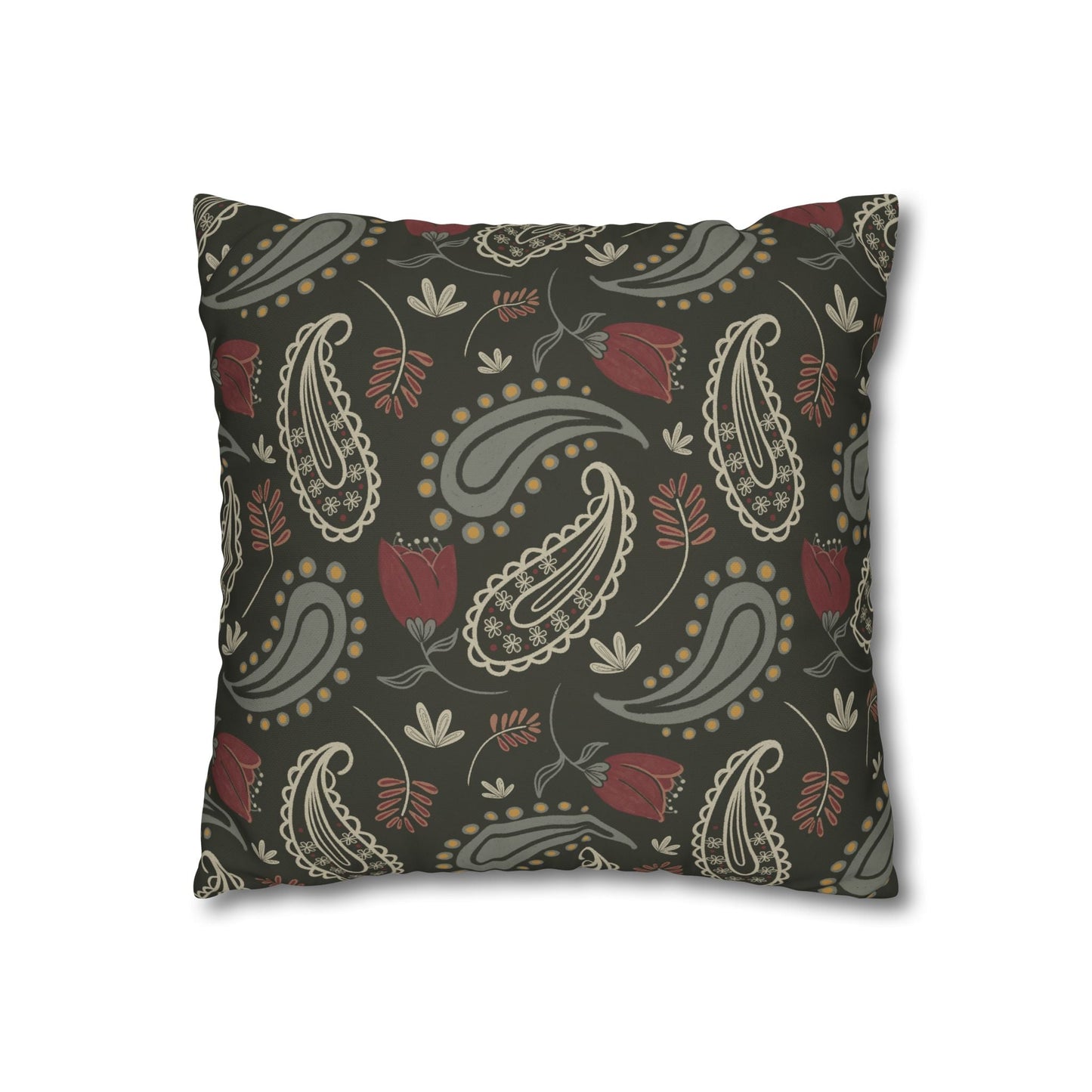 Country Cottage Design - Cushion with hand drawn artwork - Solei Designs