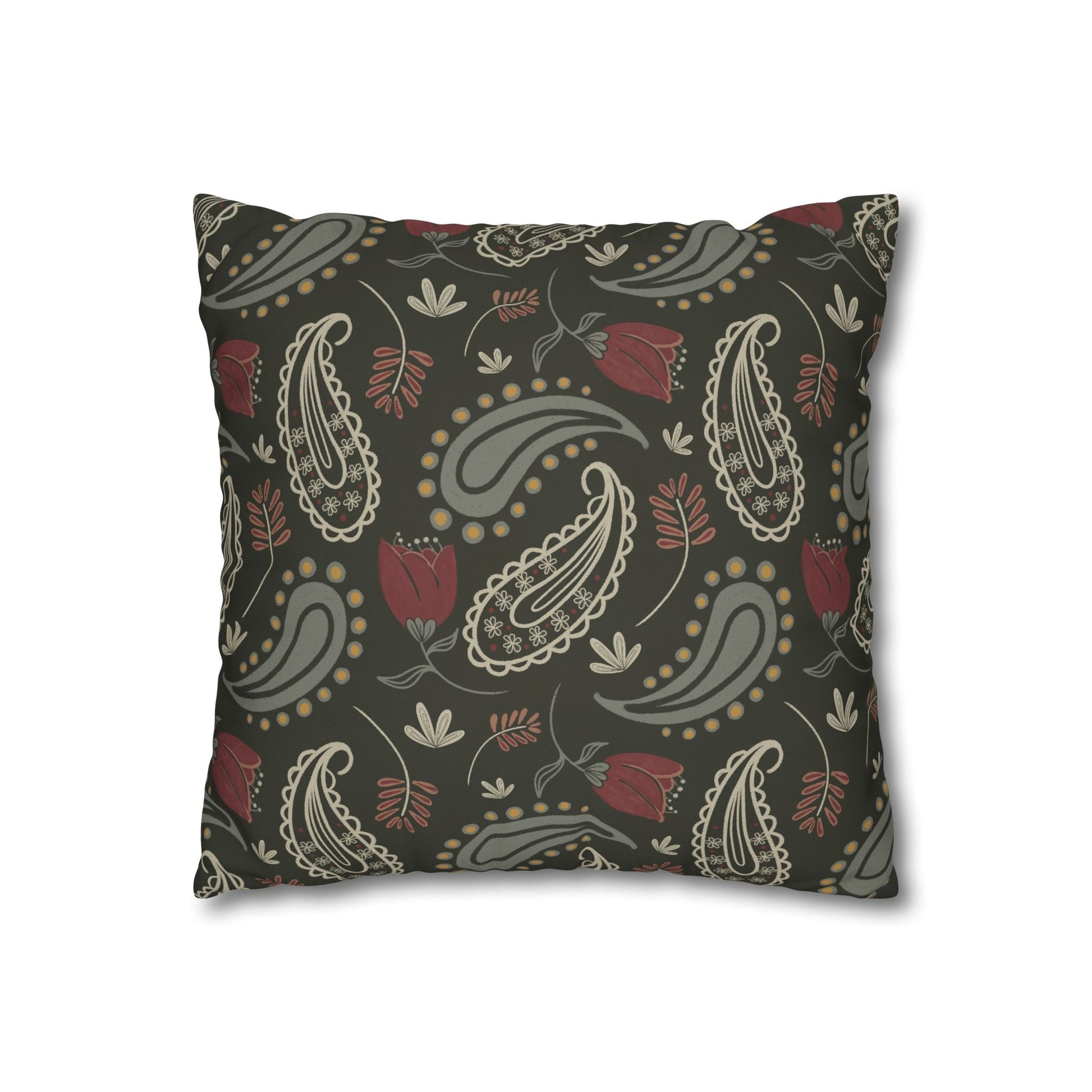 Country Cottage Design - Cushion with hand drawn artwork - Solei Designs