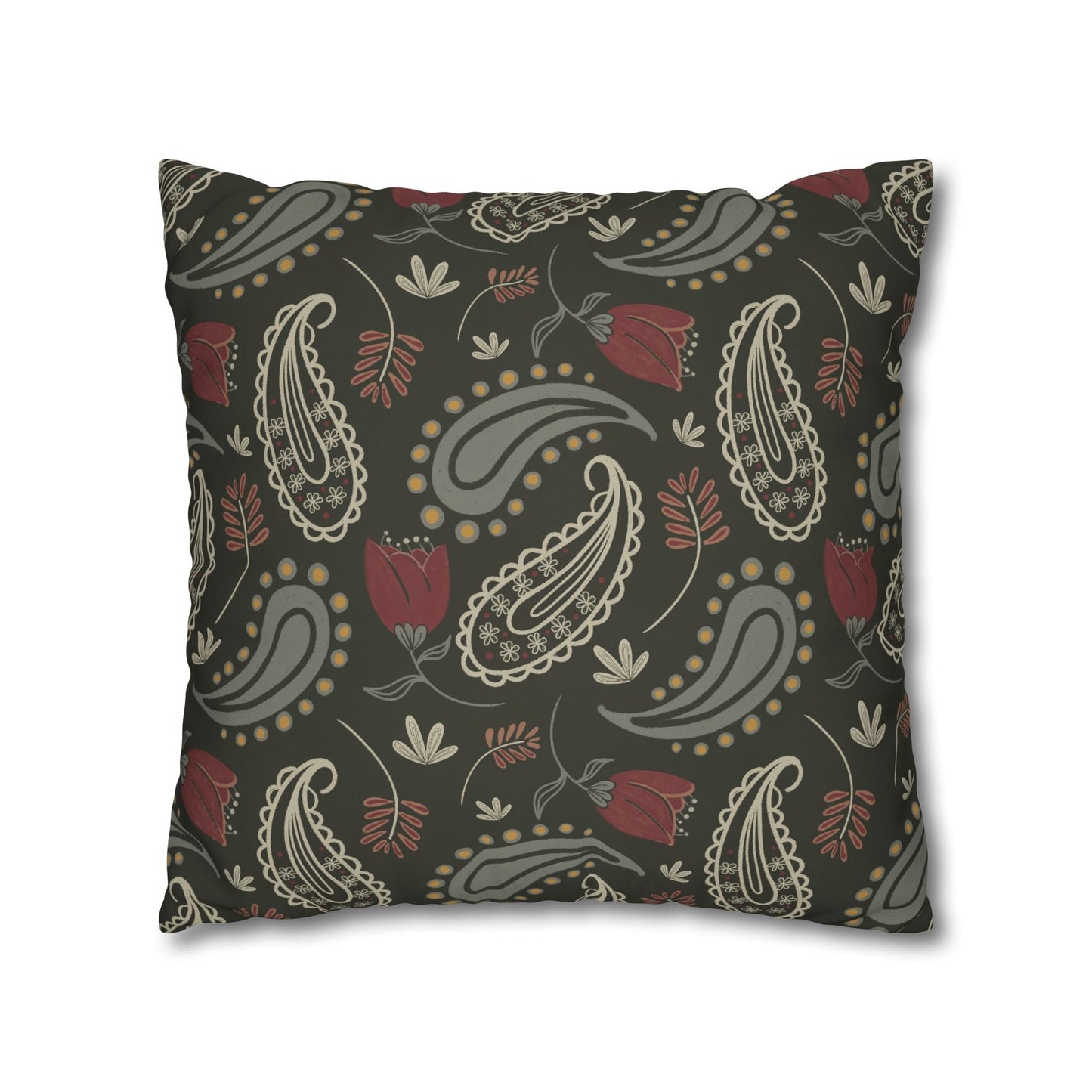 Country Cottage Design - Cushion with hand drawn artwork - Solei Designs