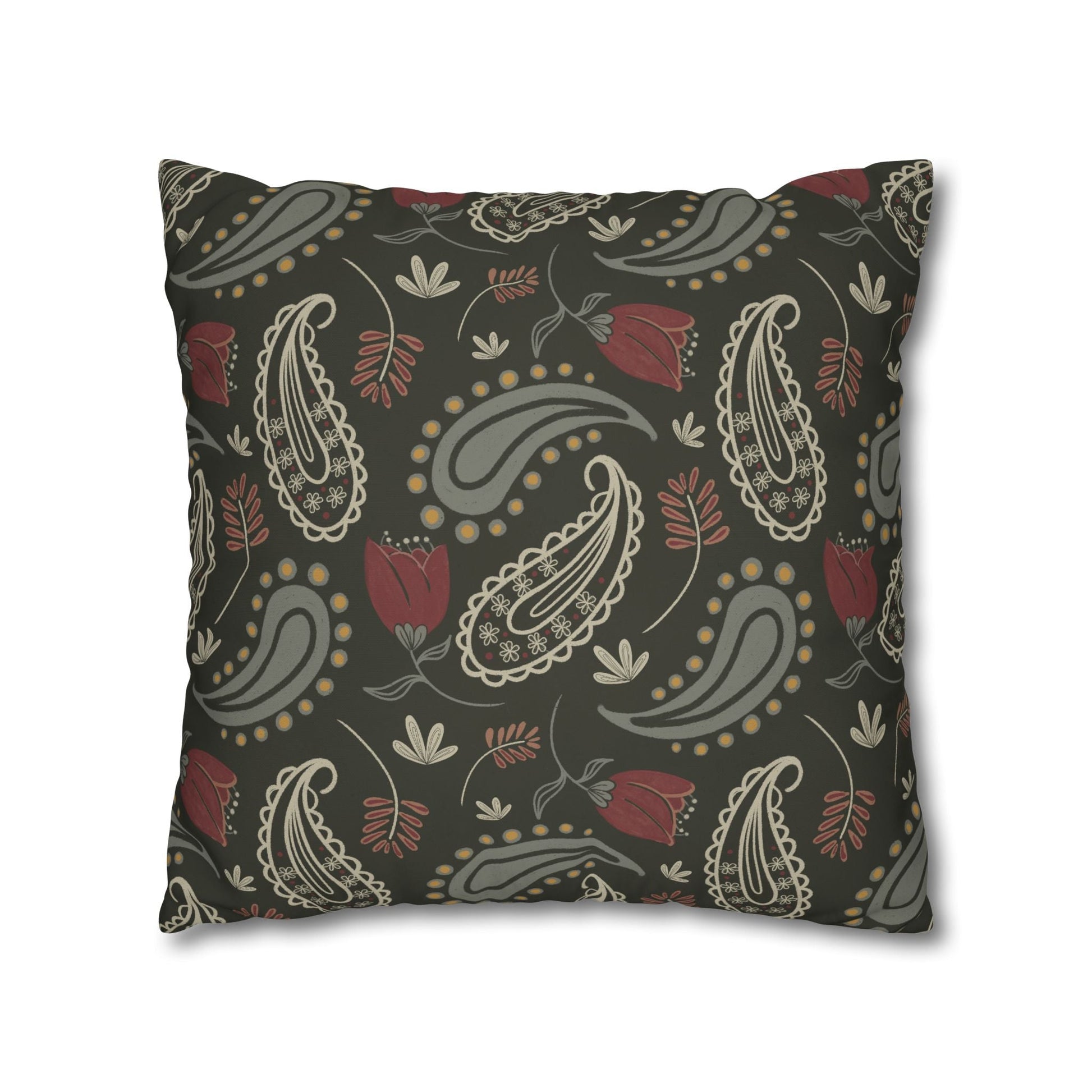 Country Cottage Design - Cushion with hand drawn artwork - Solei Designs