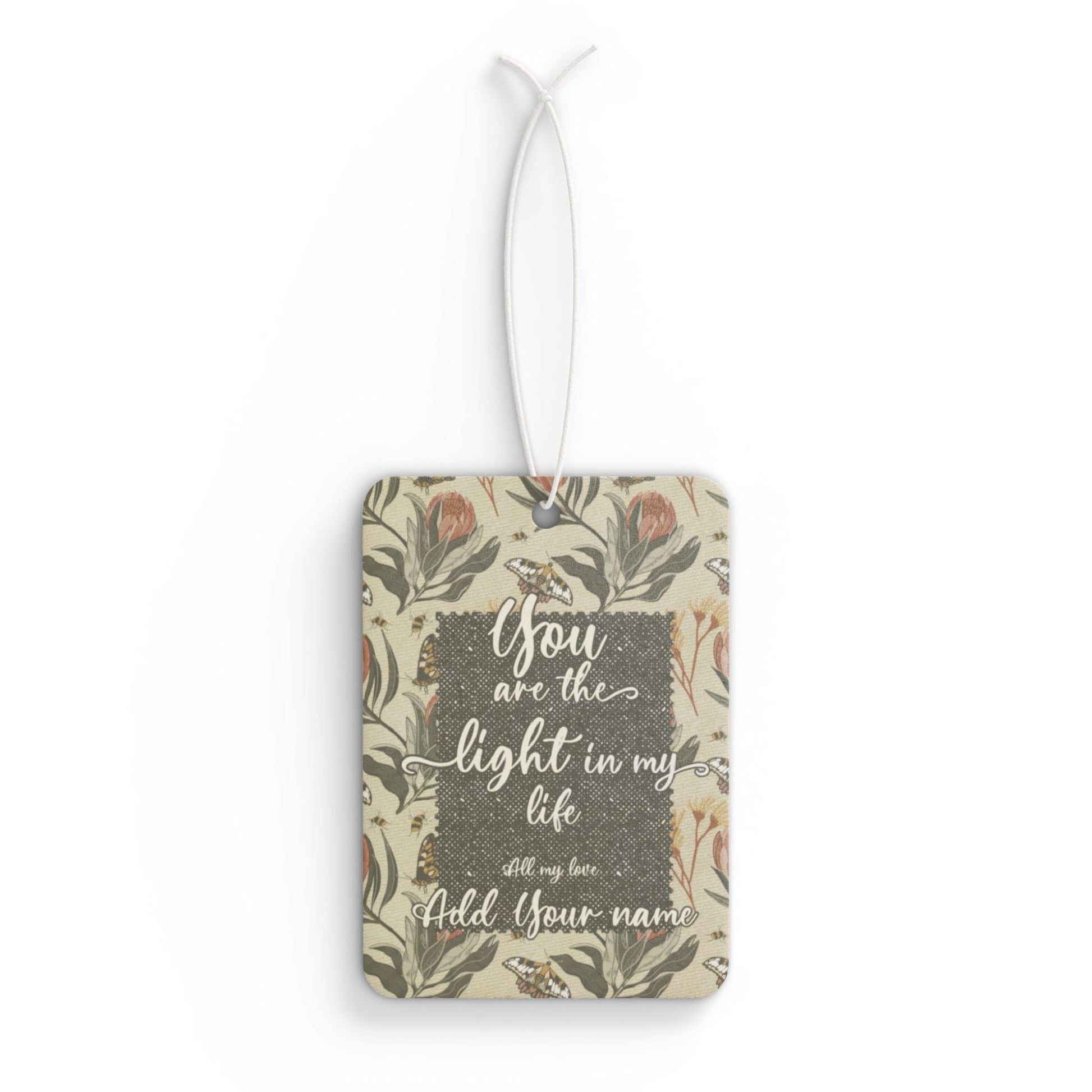 Custom Air Freshener Gift Tags - Add your own note / words of affirmation - Solei Designs