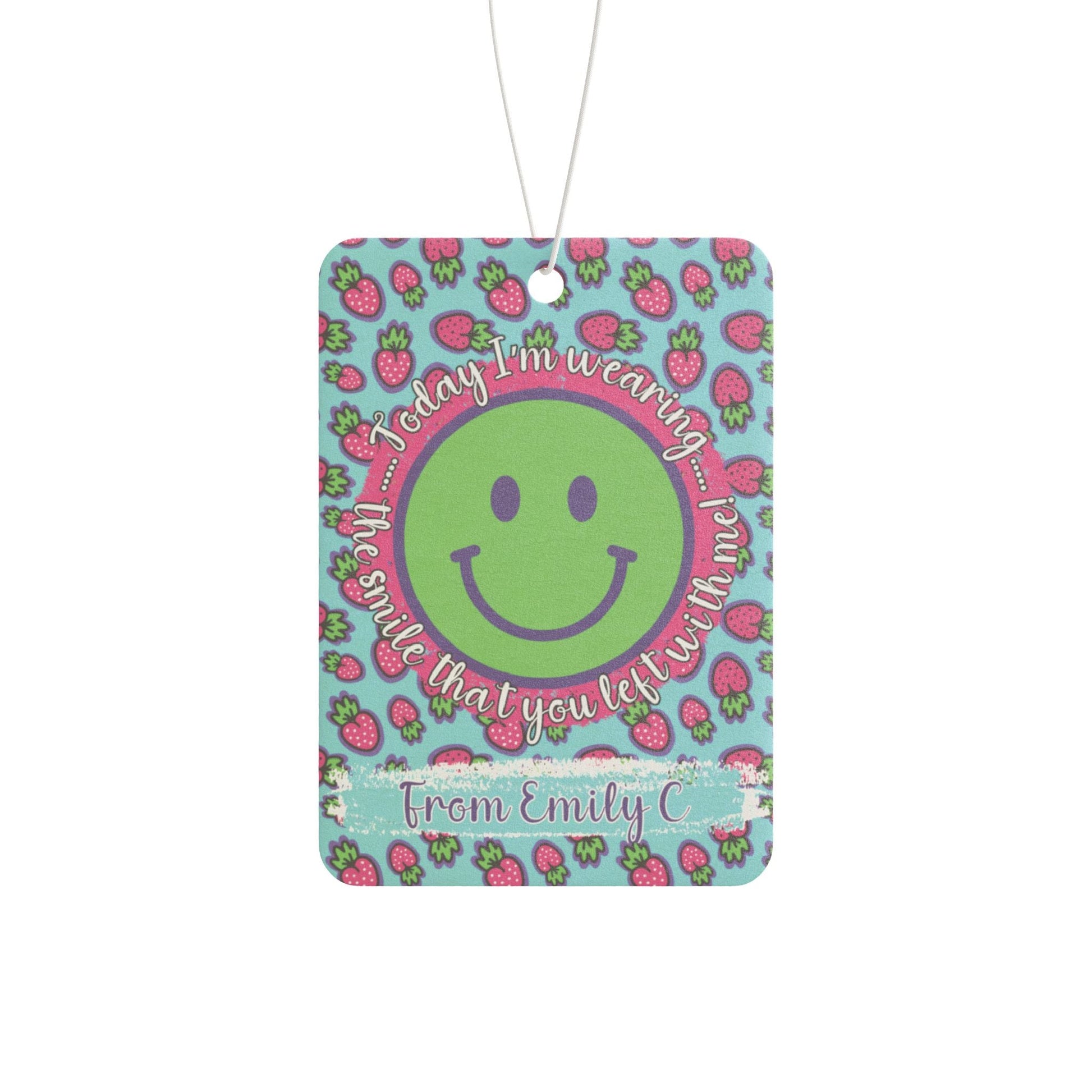 Custom Air Freshener Gift Tags - Add your own note / words of affirmation - Solei Designs