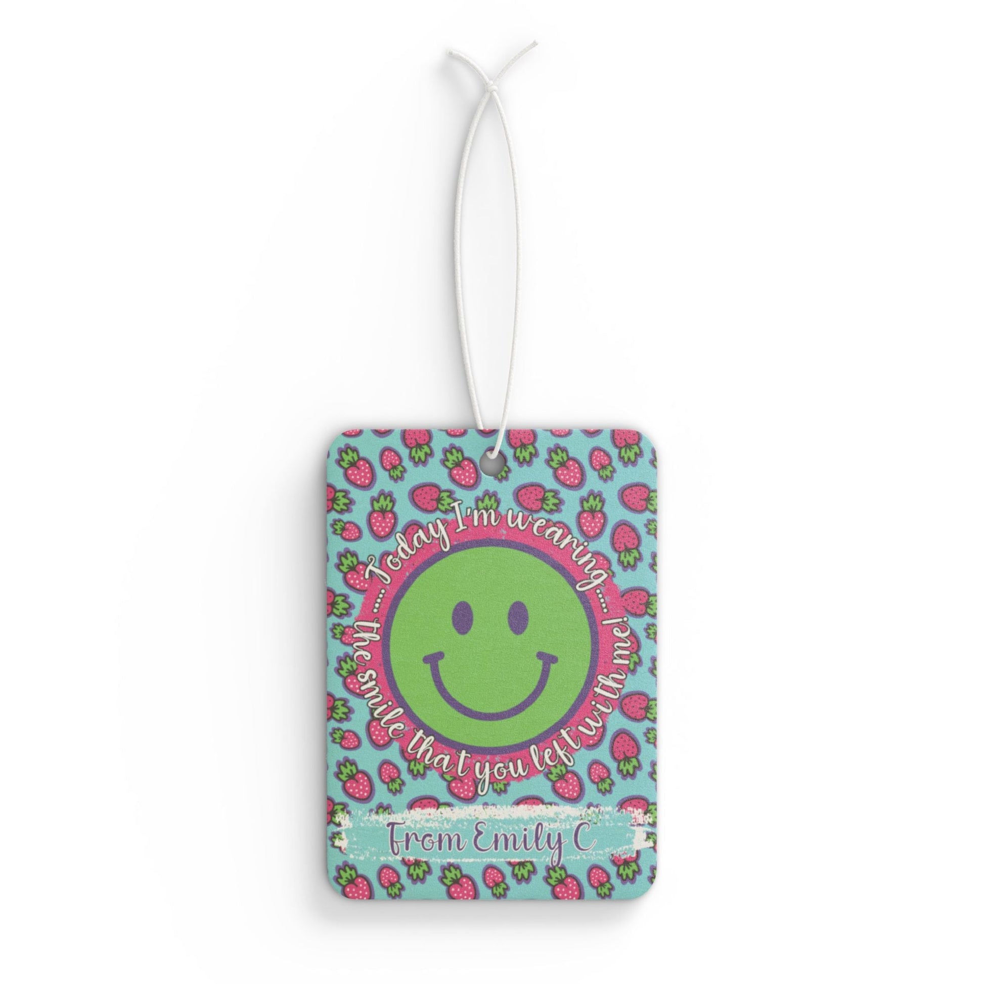 Custom Air Freshener Gift Tags - Add your own note / words of affirmation - Solei Designs