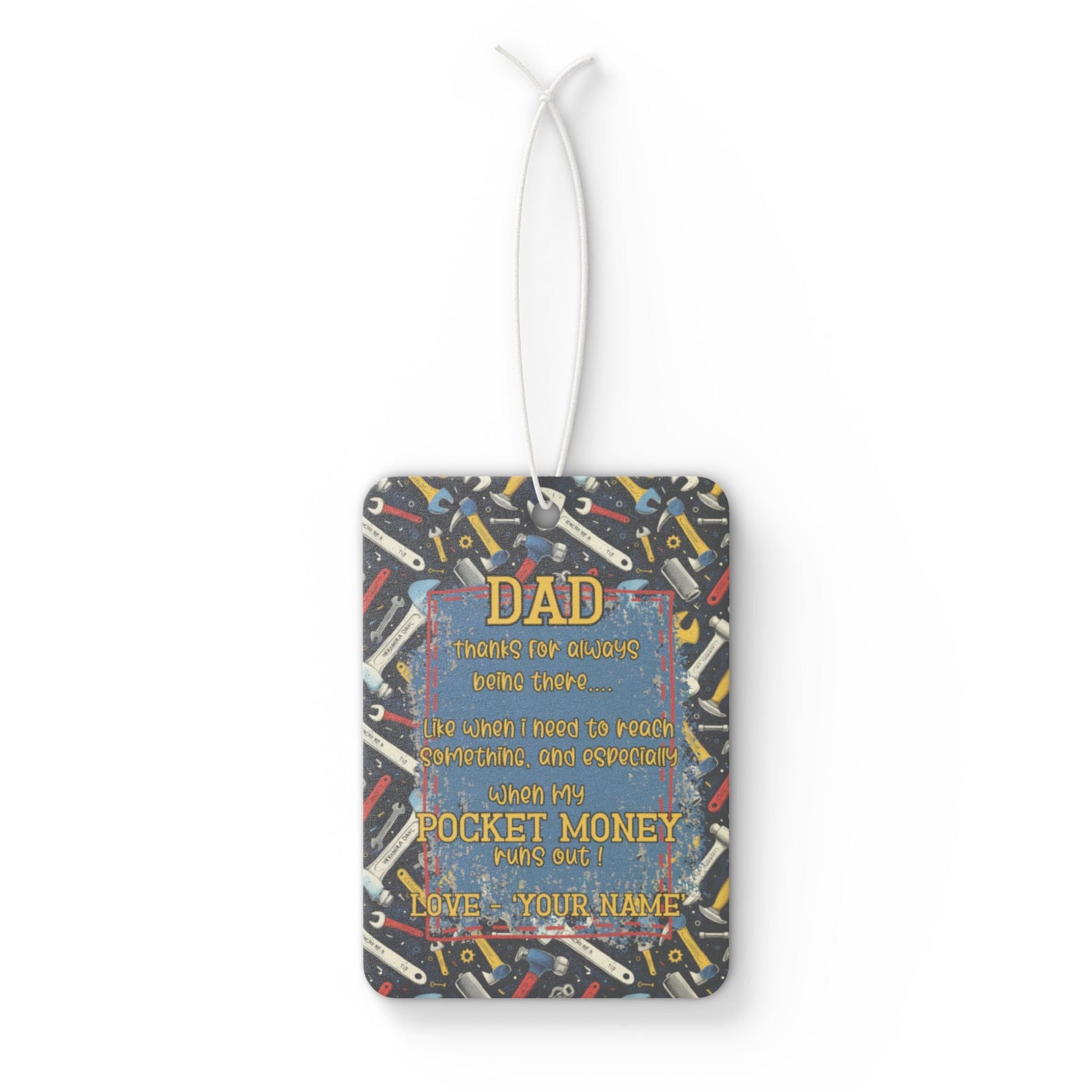 Custom Air Freshener Gift Tags - Add your own special note - Solei Designs