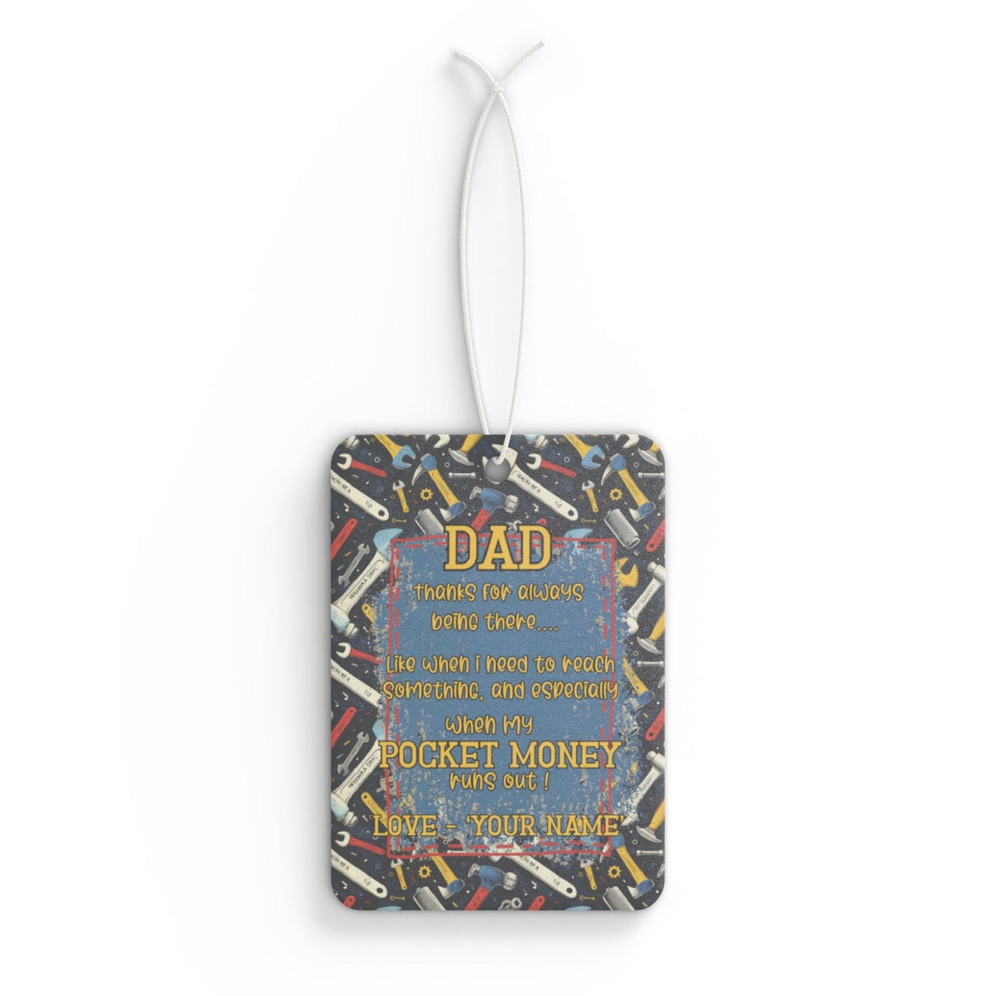 Custom Air Freshener Gift Tags - Add your own special note - Solei Designs