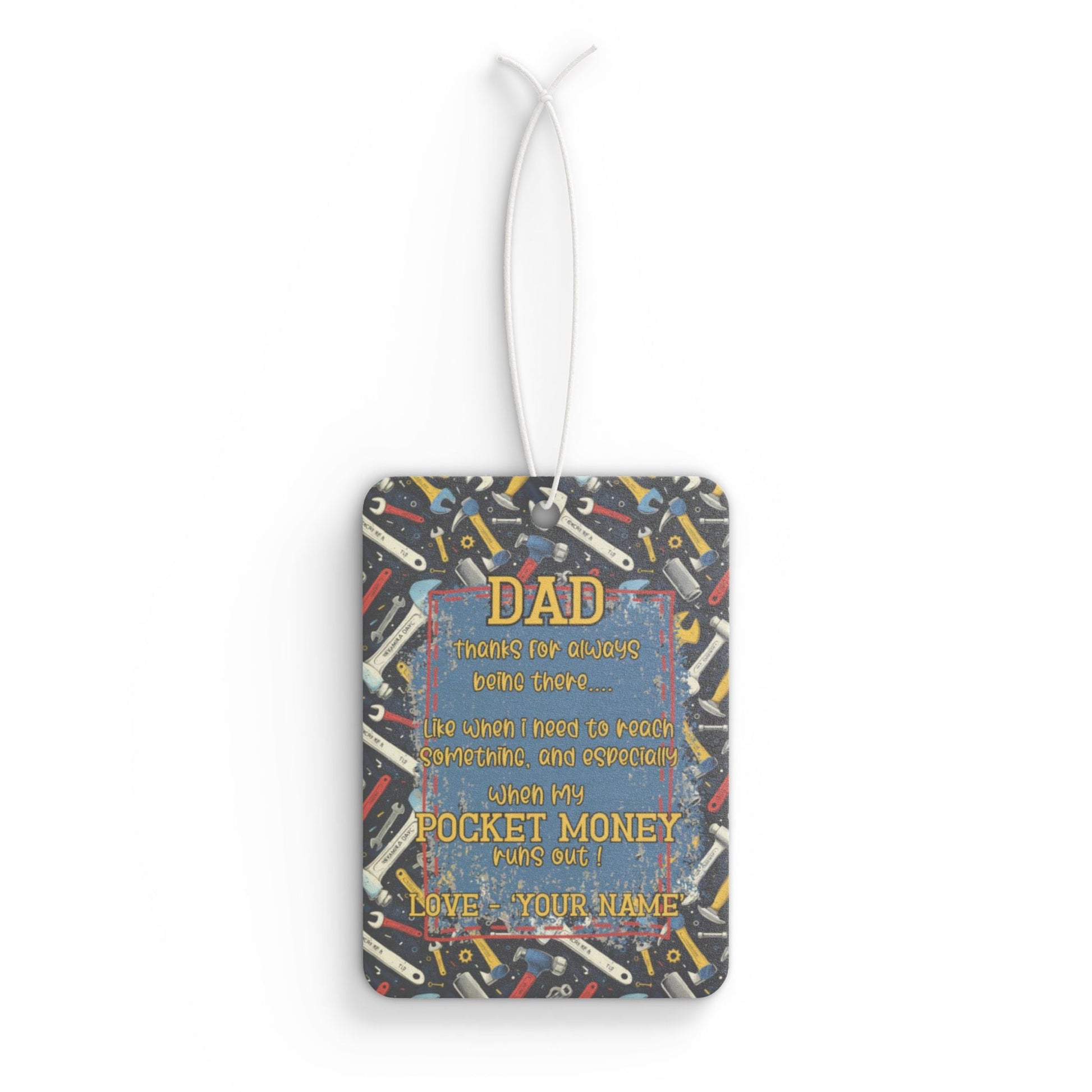 Custom Air Freshener Gift Tags - Add your own special note - Solei Designs