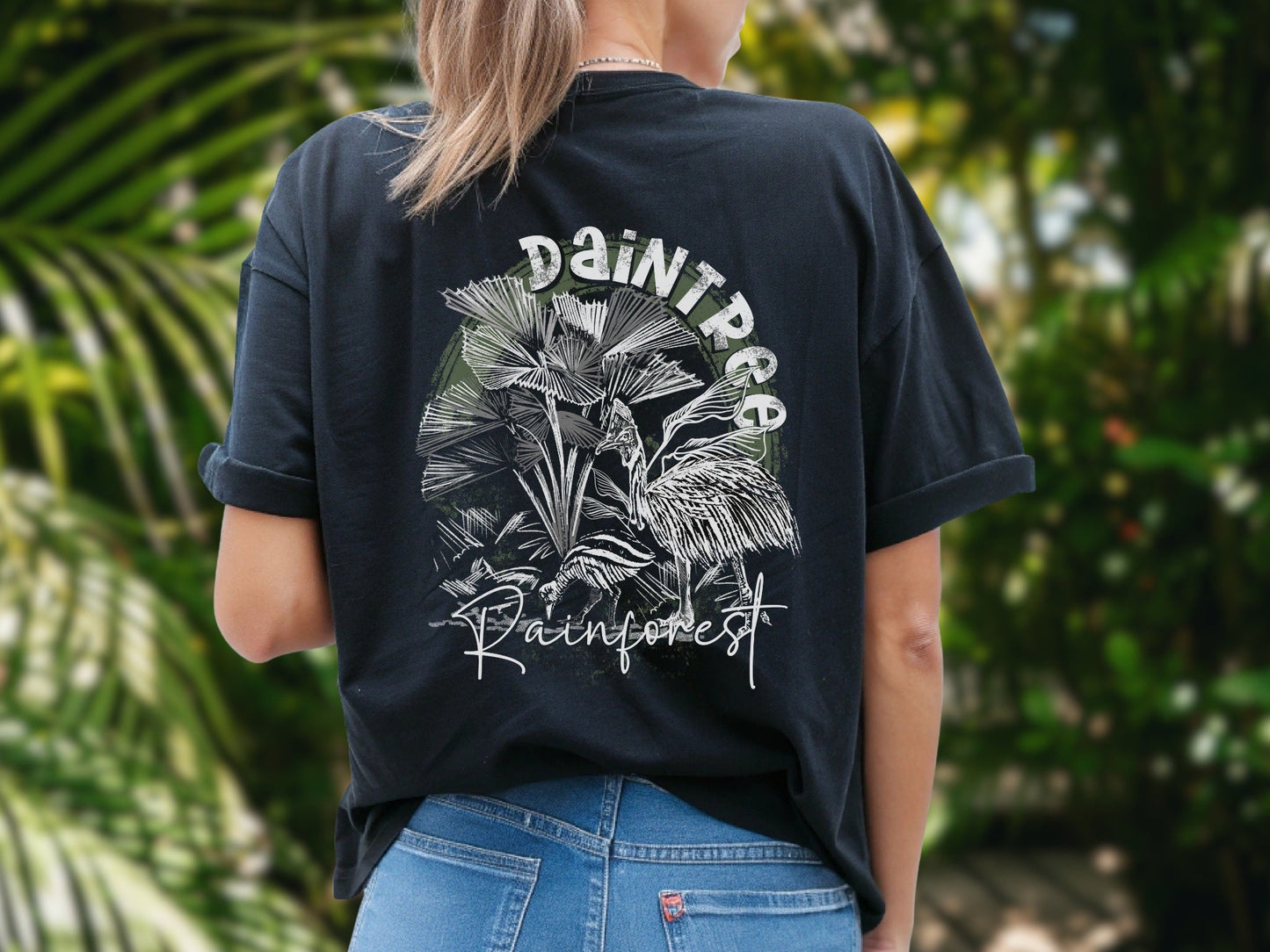 Daintree Rainforest hand drawn design - Australian souvenir t shirt - Solei Designs