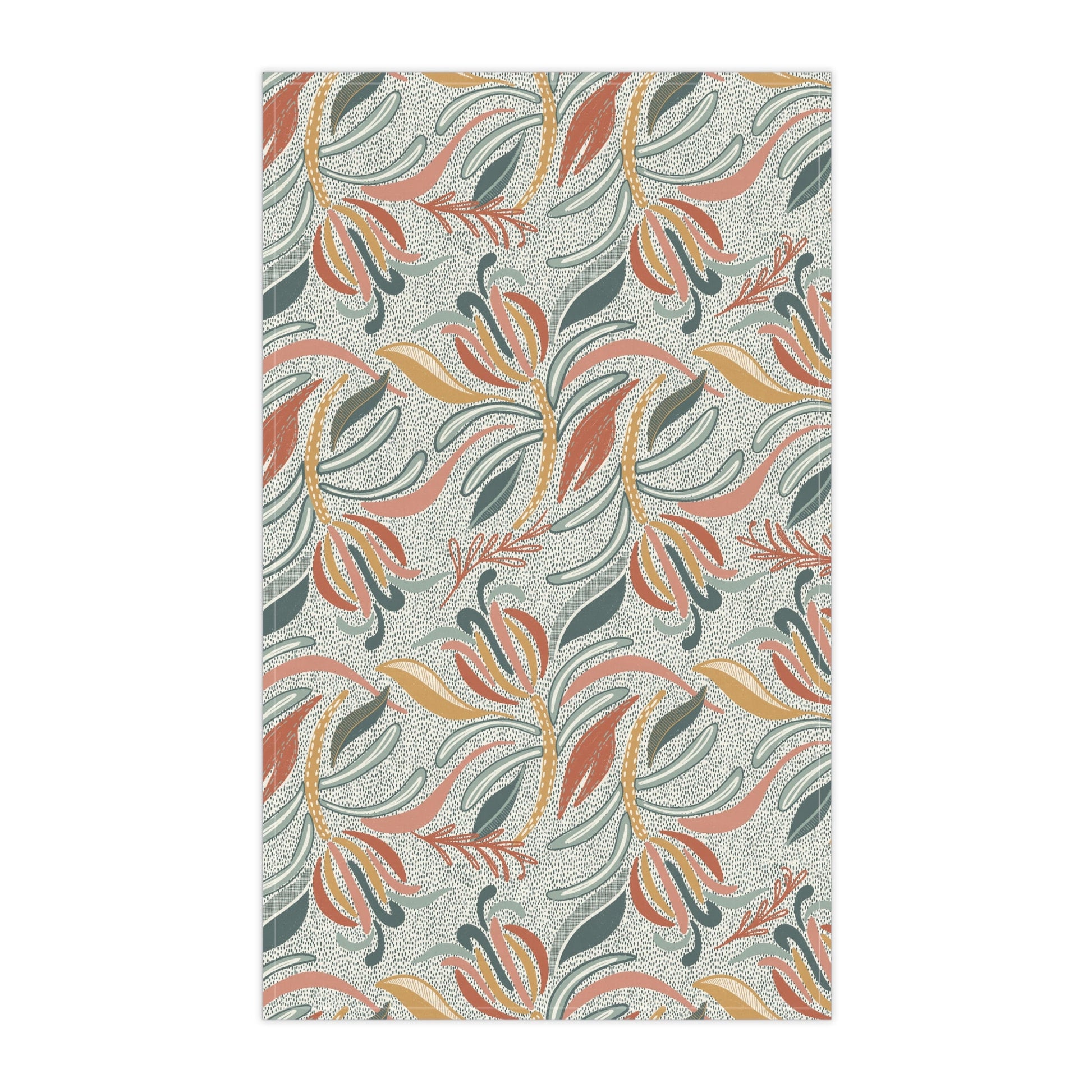 Flirty floral - 100% Cotton Kitchen Tea Towel from the Native Patches design collection - Solei Designs