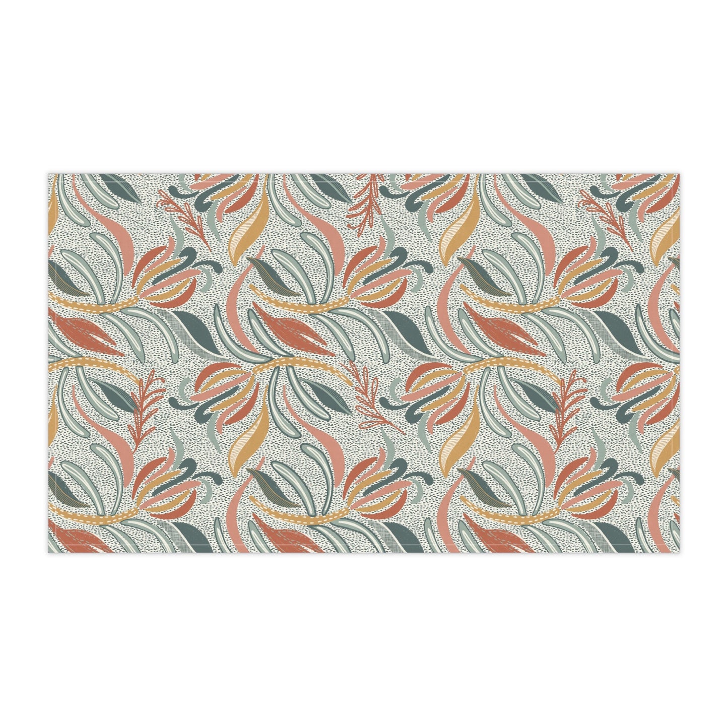 Flirty floral - 100% Cotton Kitchen Tea Towel from the Native Patches design collection - Solei Designs