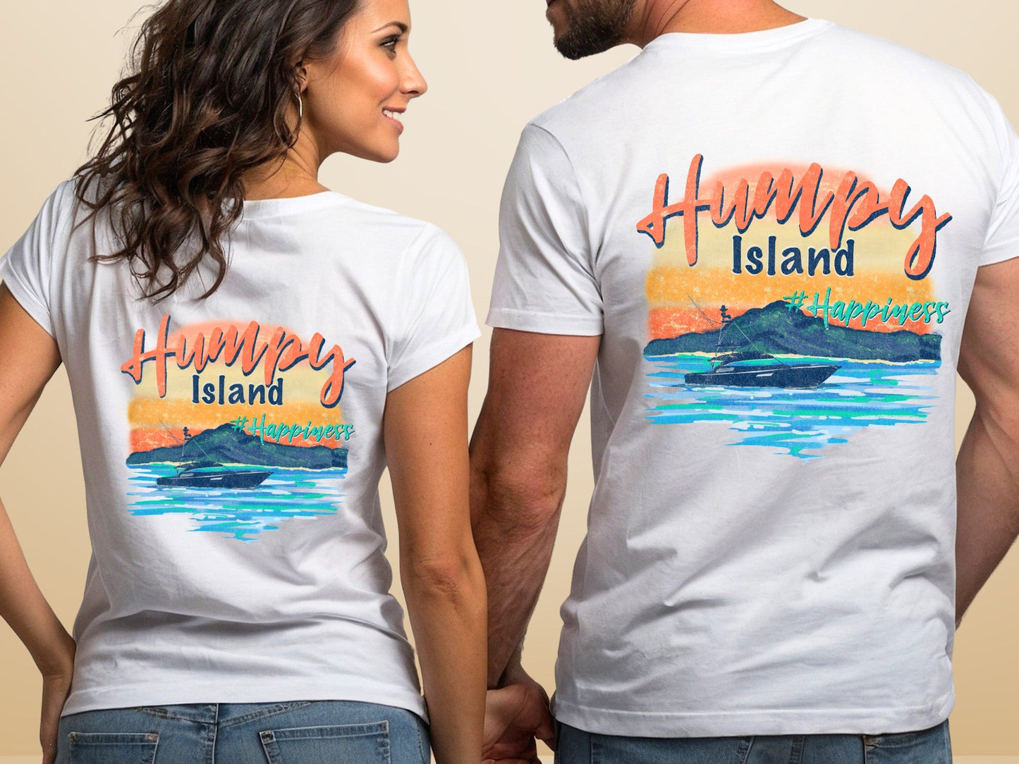 Humpy Island Capricorn Coast - custom designed Australian souvenir t shirt - Solei Designs