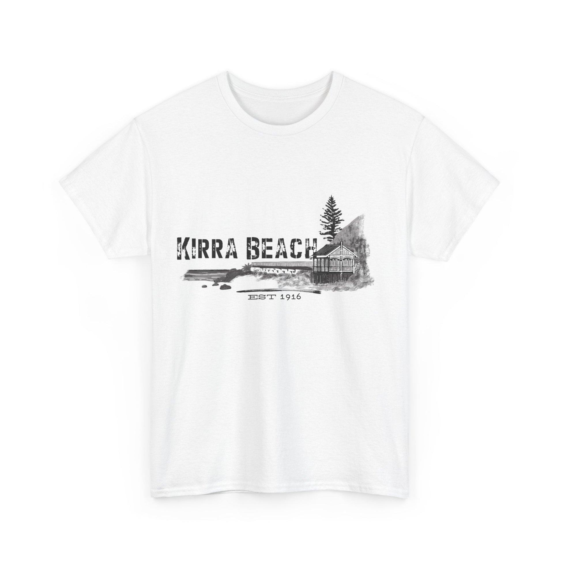 Kirra Beach Gold Coast - custom designed Australian souvenir t shirt - Solei Designs