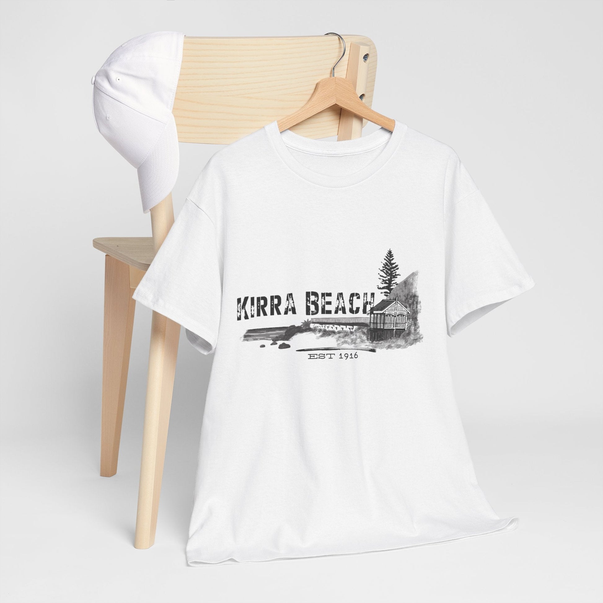 Kirra Beach Gold Coast - custom designed Australian souvenir t shirt - Solei Designs