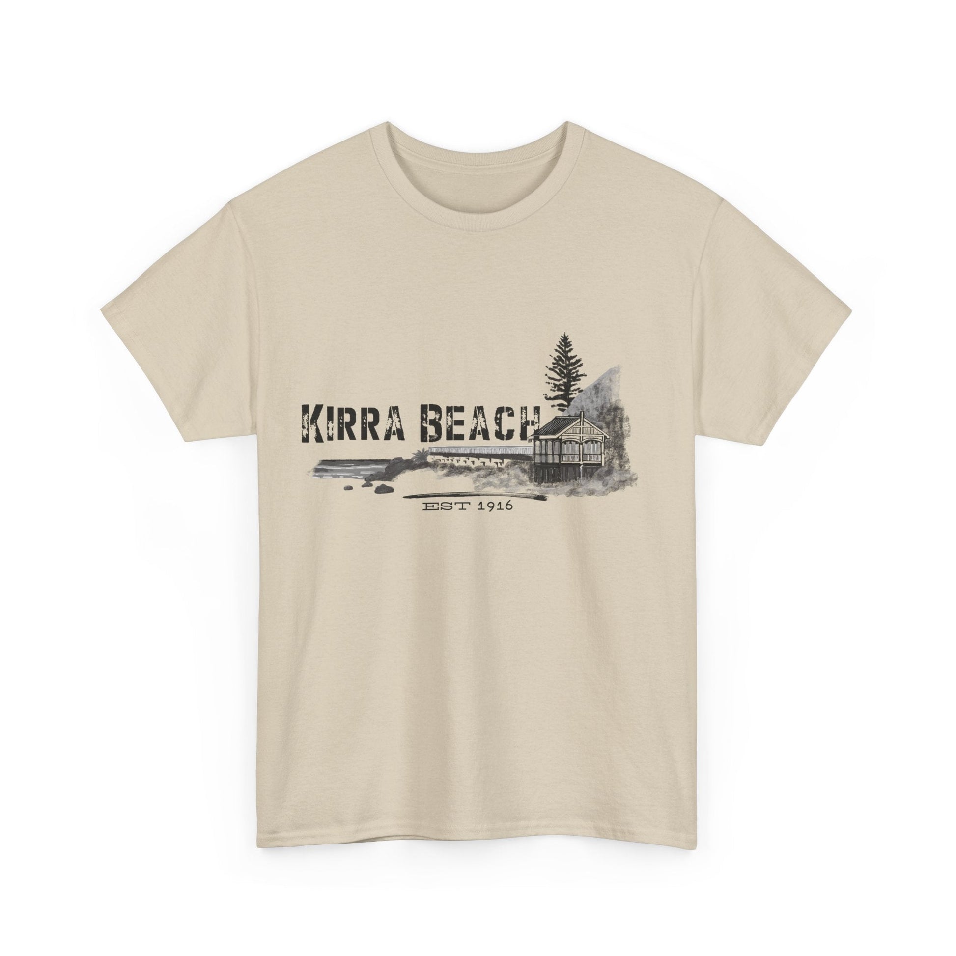 Kirra Beach Gold Coast - custom designed Australian souvenir t shirt - Solei Designs