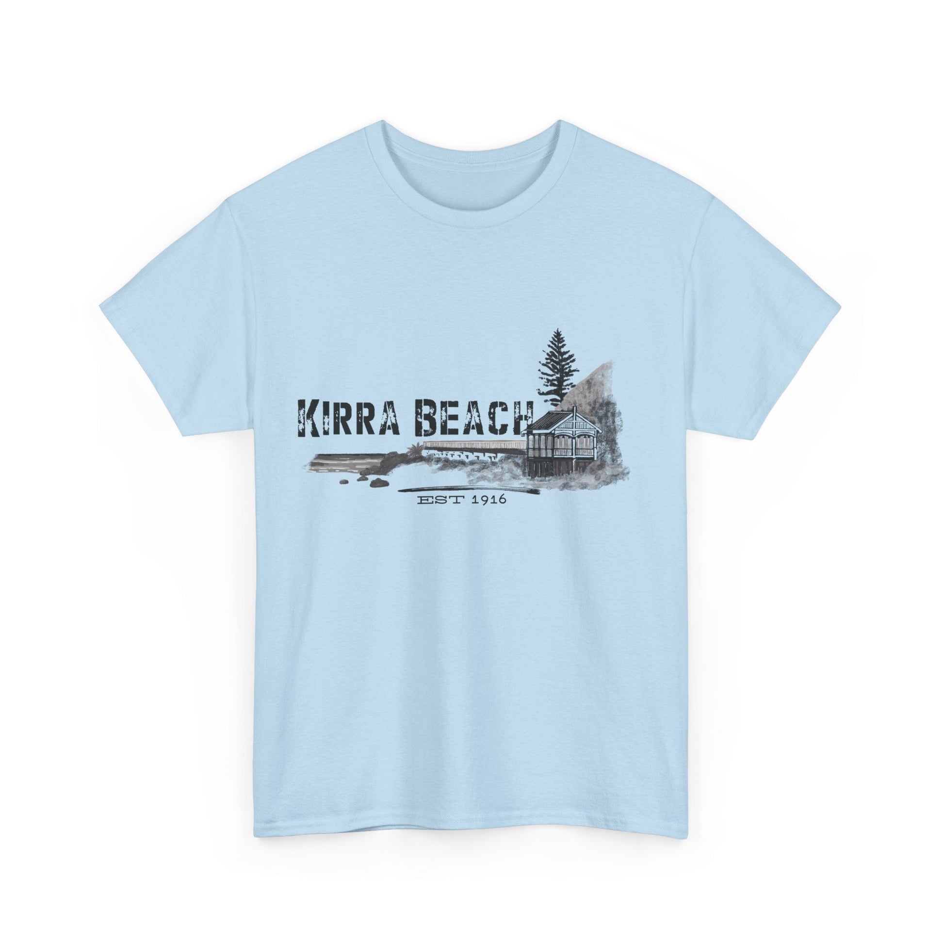 Kirra Beach Gold Coast - custom designed Australian souvenir t shirt - Solei Designs