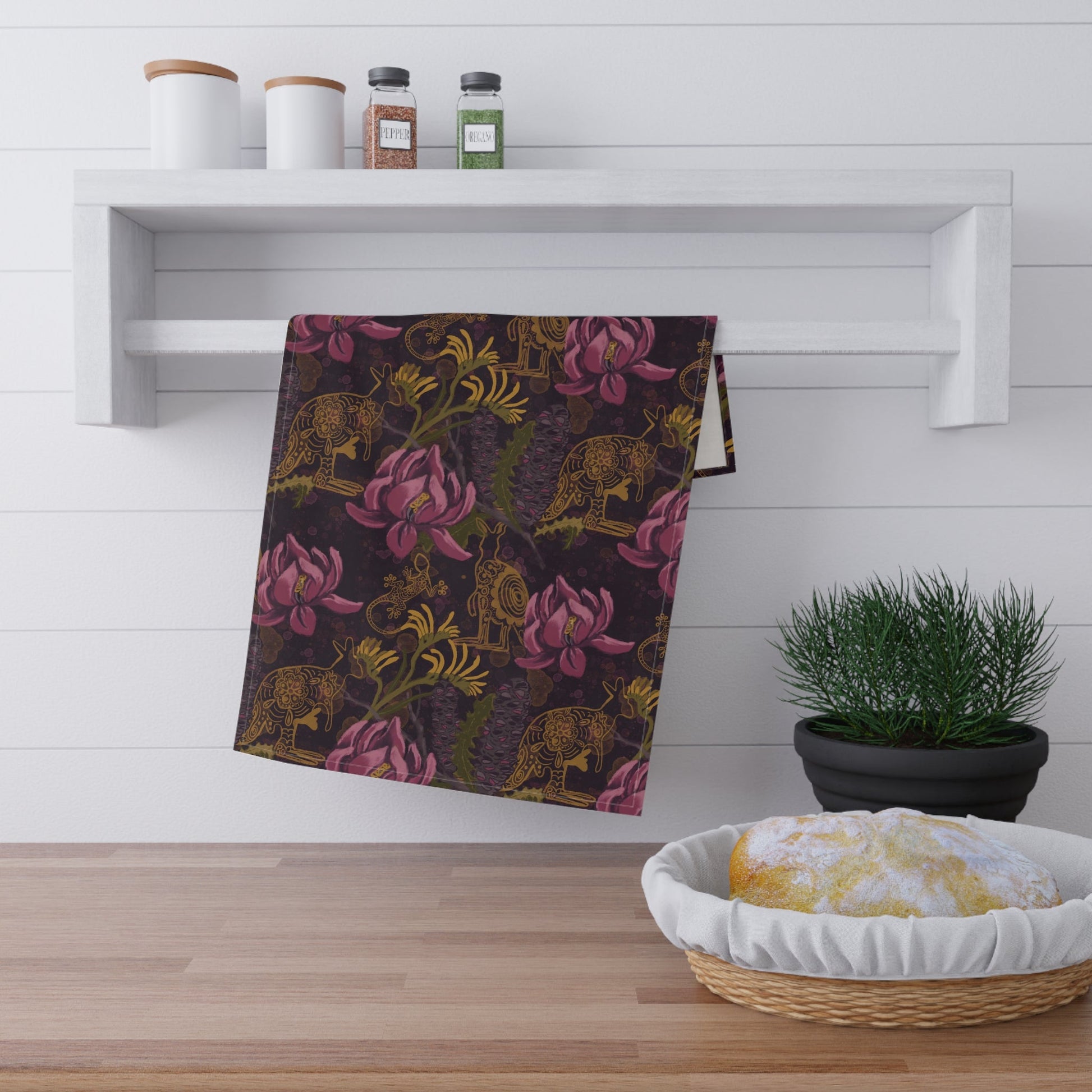 Kitchen Tea Towel - Deeply Native Collection - Solei Designs