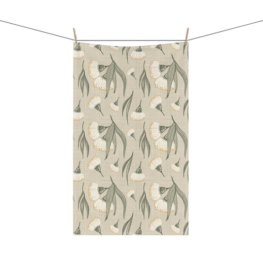 Kitchen Tea Towel - The homestead collection - gum tree blossoms - Solei Designs