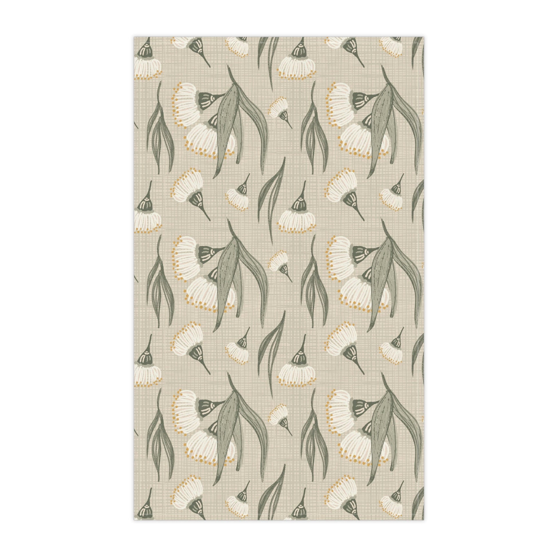 Kitchen Tea Towel - The homestead collection - gum tree blossoms - Solei Designs