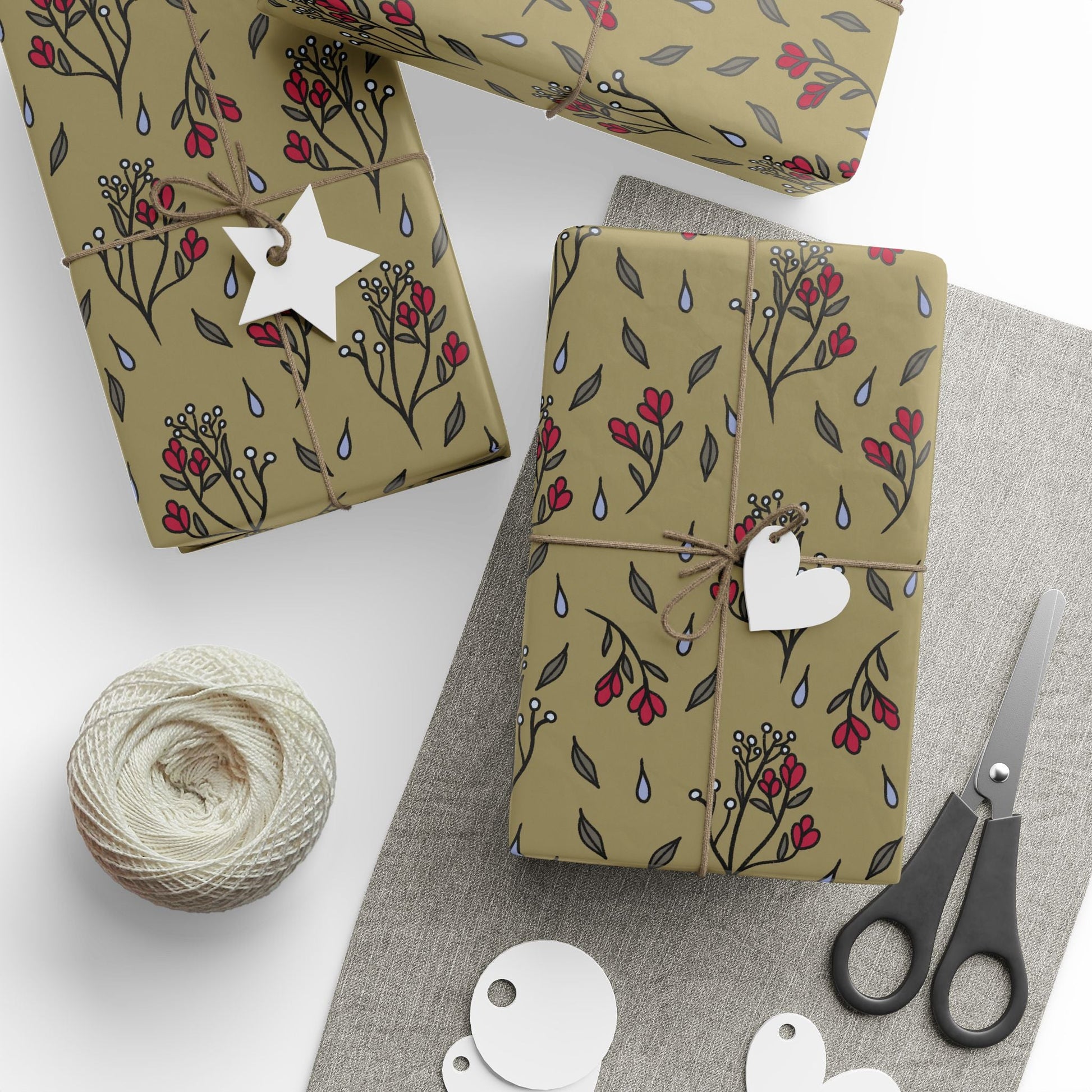 Lady beetles collection - custom designed Wrapping Paper for Special Occasions - Solei Designs