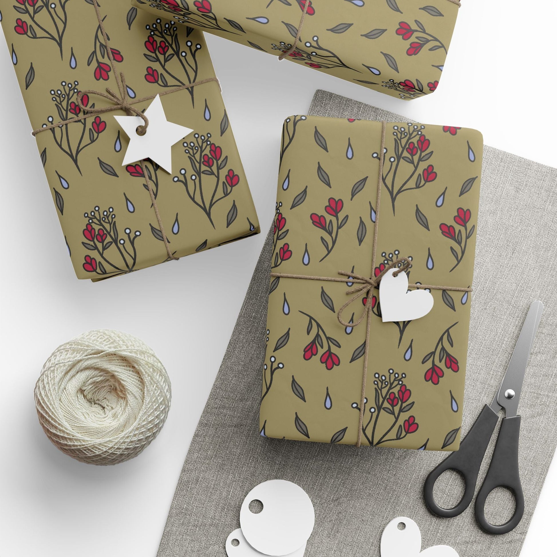 Lady beetles collection - custom designed Wrapping Paper for Special Occasions - Solei Designs