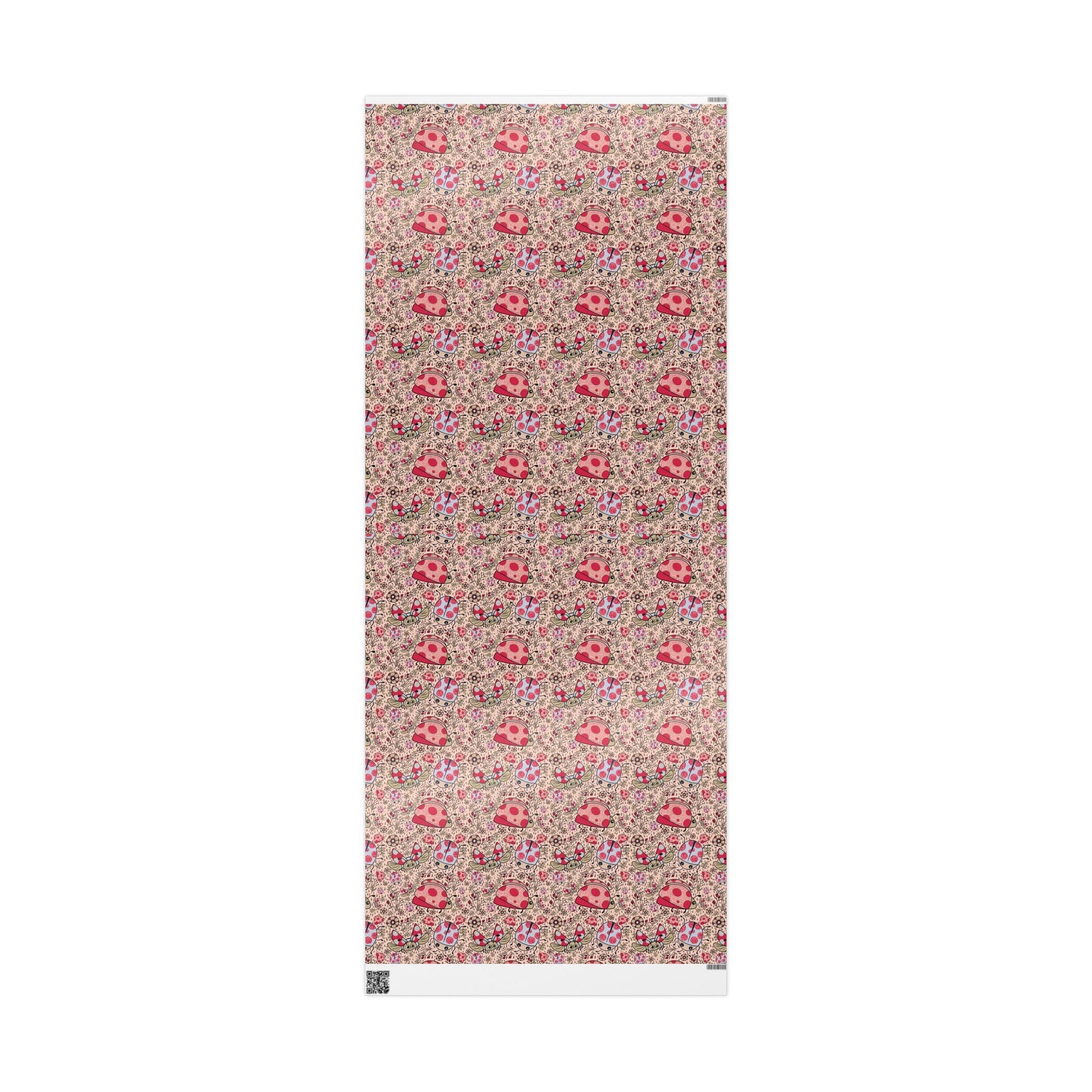 Lady beetles in the rain collection - custom designed Wrapping Paper for Special Occasions - Solei Designs