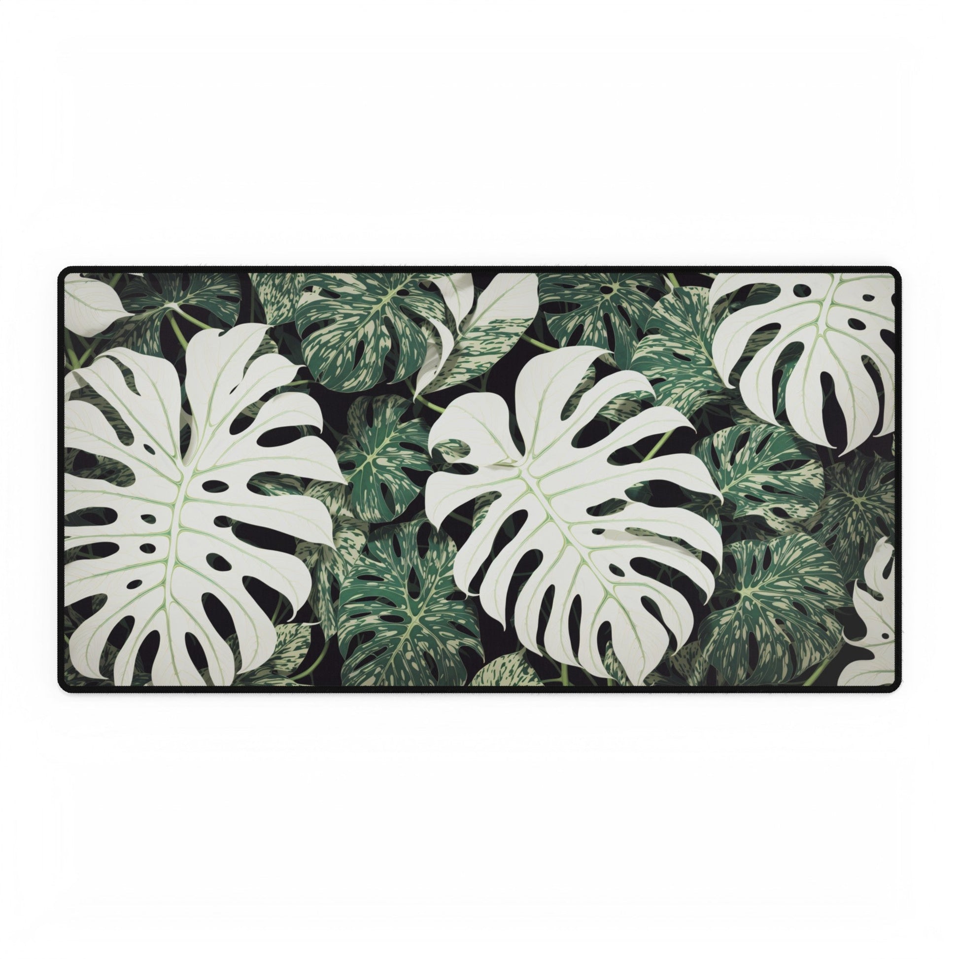 Large Desk Mats - Monstera Leaves design - Solei Designs