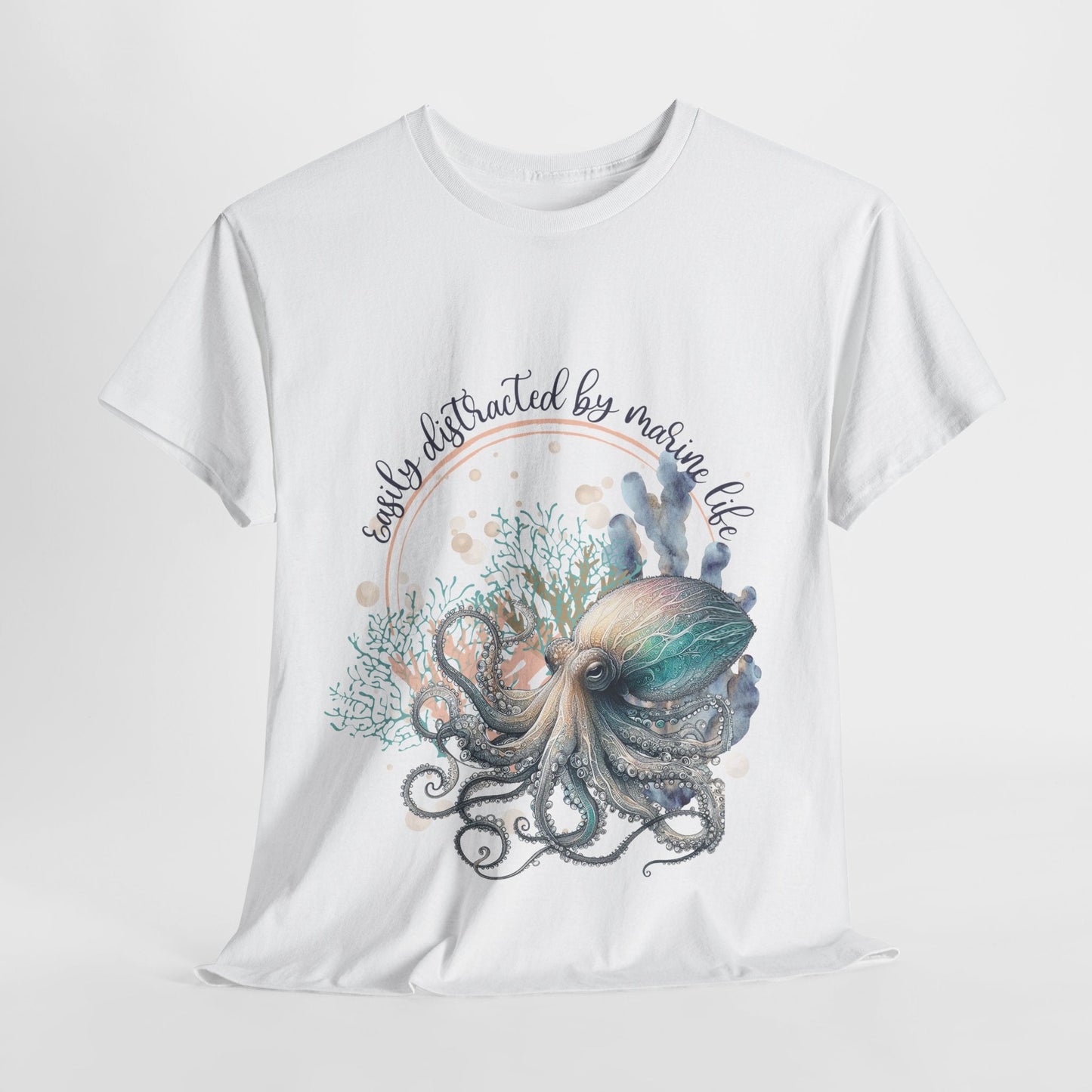 Marine Life Octopus watercolor design, Australian designed and printed - Solei Designs