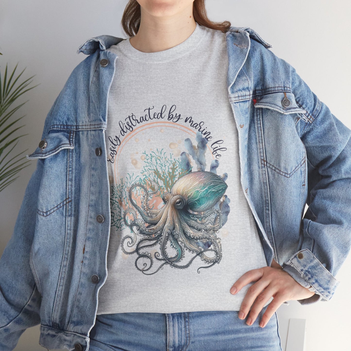 Marine Life Octopus watercolor design, Australian designed and printed - Solei Designs