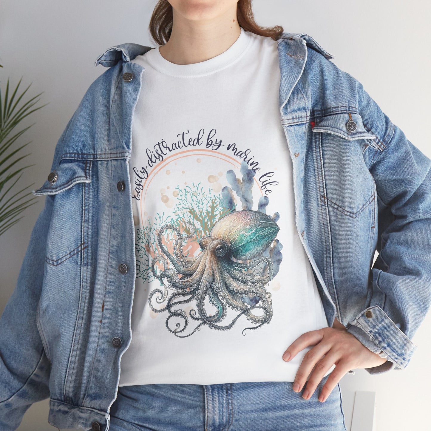 Marine Life Octopus watercolor design, Australian designed and printed - Solei Designs