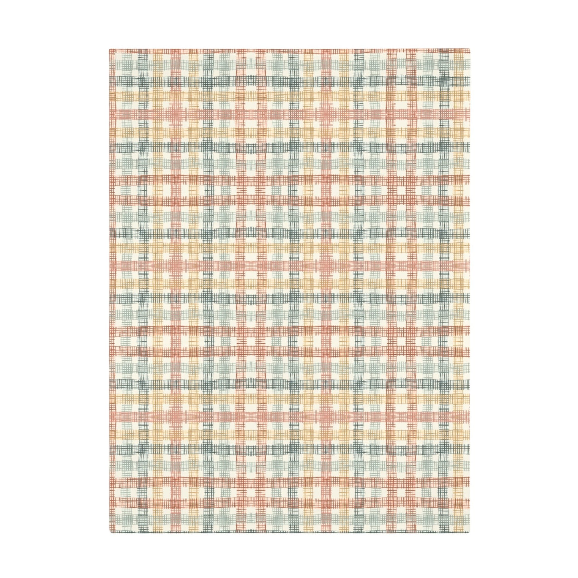 Native Patches collection design - plush fleece throw blanket, super soft vintage cottagecore aesthetic - Solei Designs