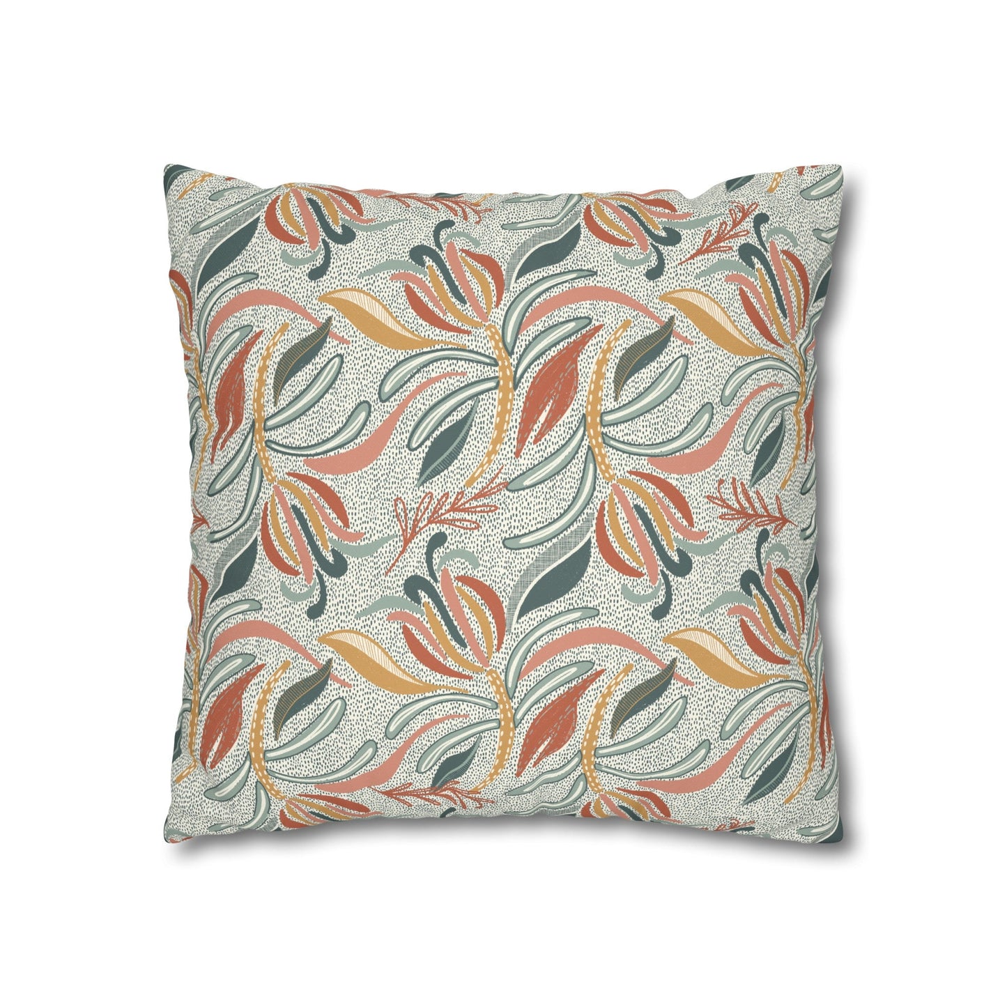 Native Patches Collection - hand drawn artwork - protea cushion - Solei Designs