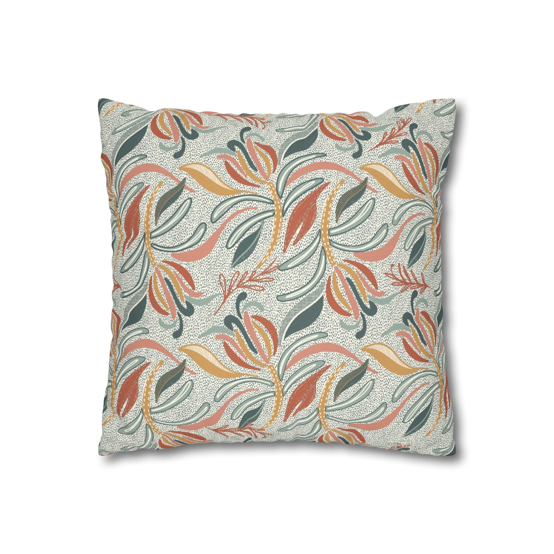 Native Patches Collection - hand drawn artwork - protea cushion - Solei Designs