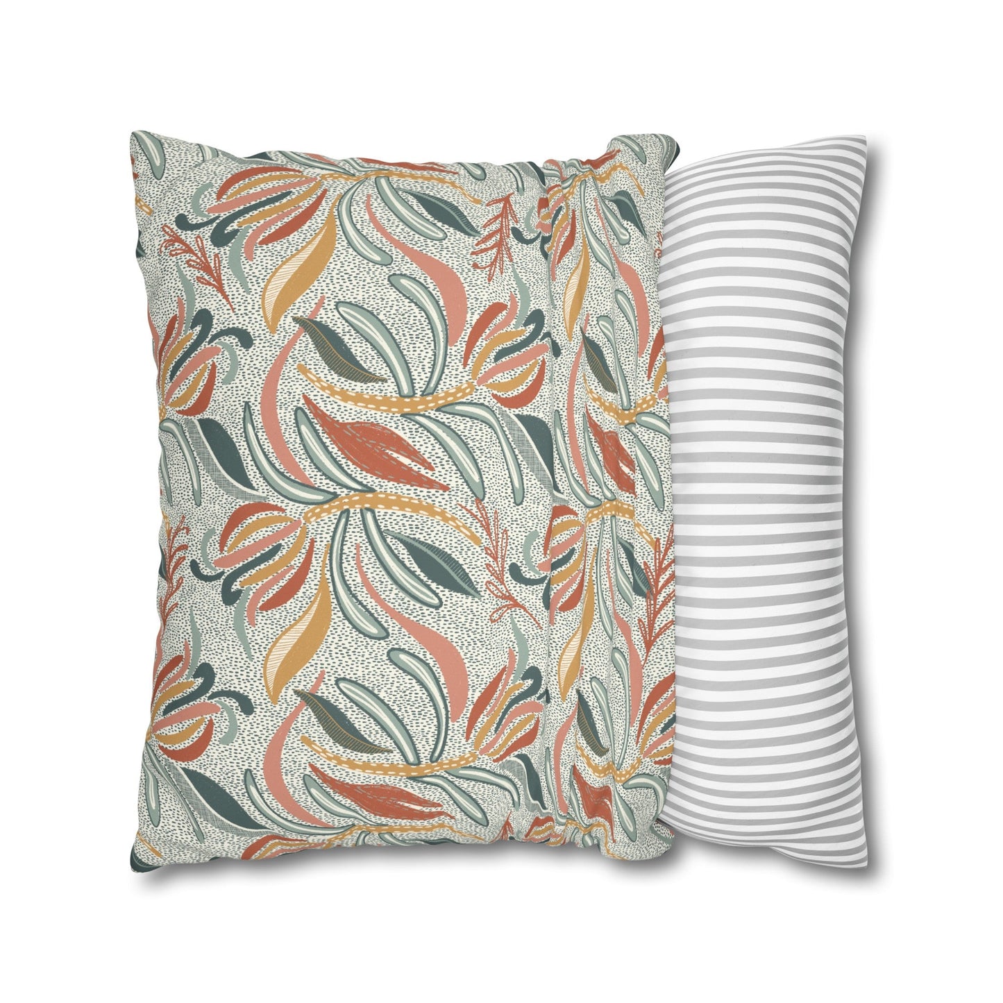 Native Patches Collection - hand drawn artwork - protea cushion - Solei Designs