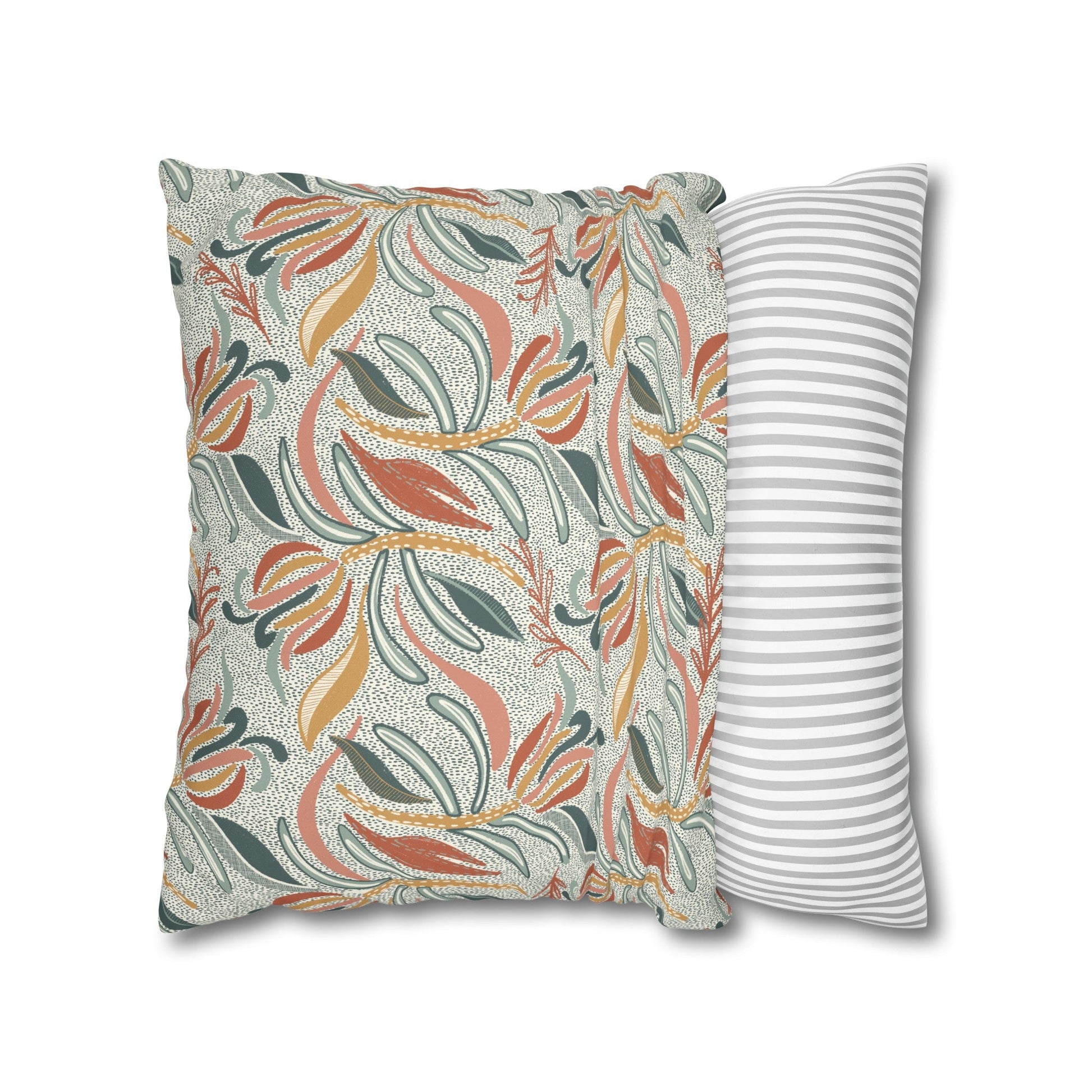 Native Patches Collection - hand drawn artwork - protea cushion - Solei Designs