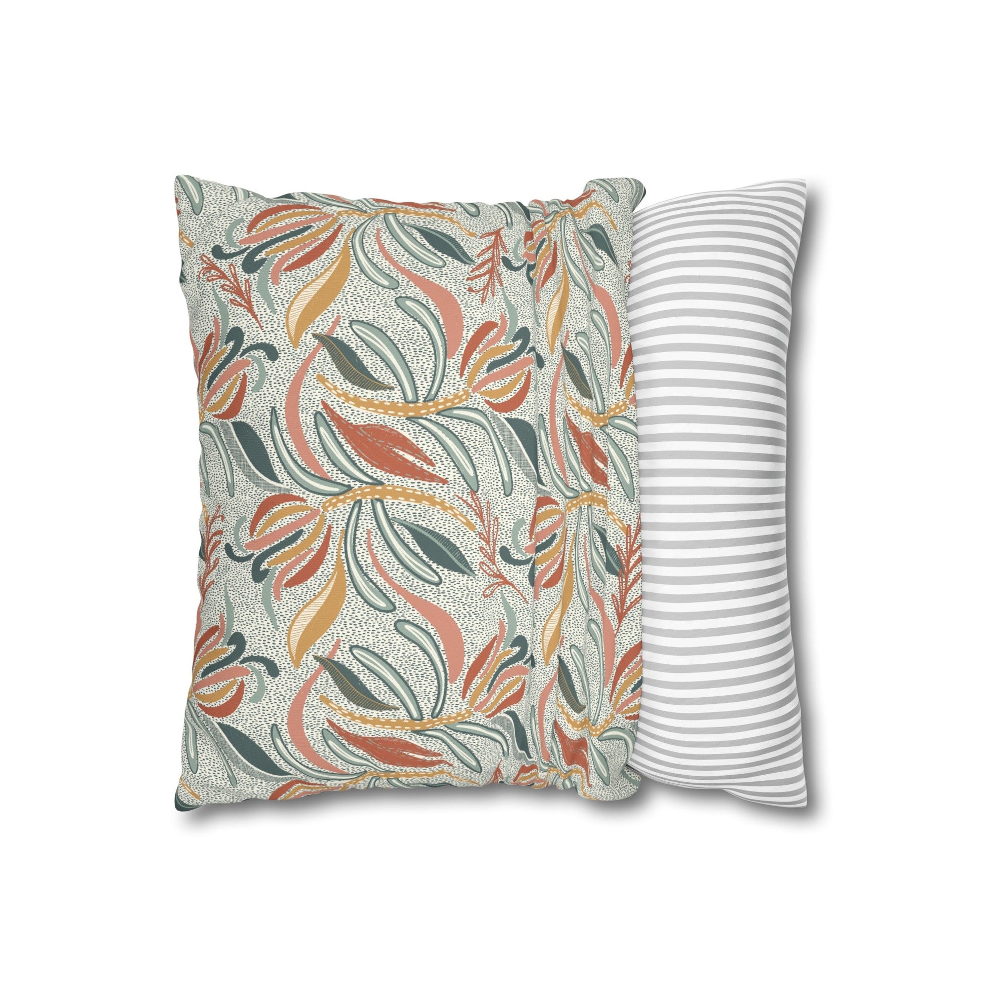 Native Patches Collection - hand drawn artwork - protea cushion - Solei Designs