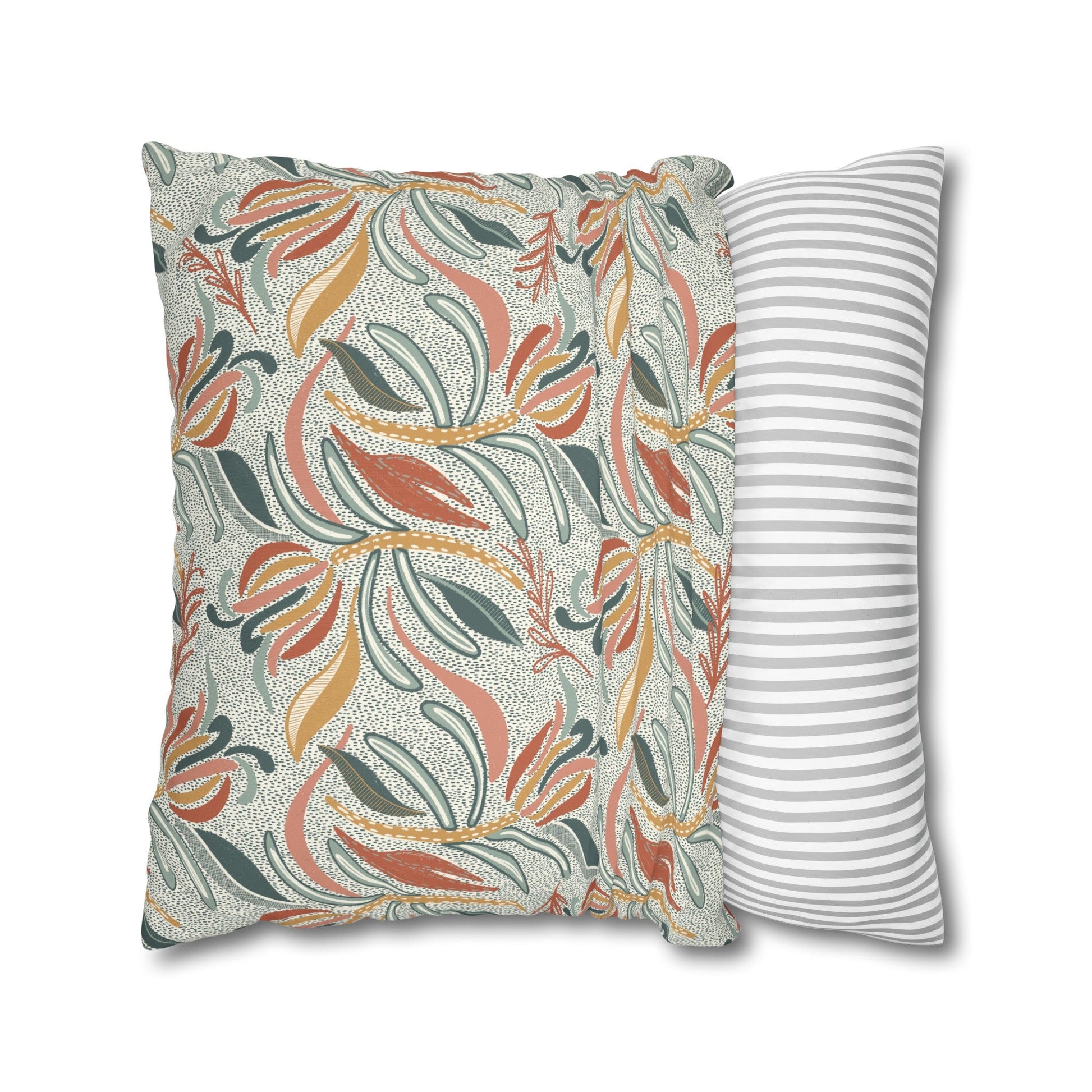 Native Patches Collection - hand drawn artwork - protea cushion - Solei Designs