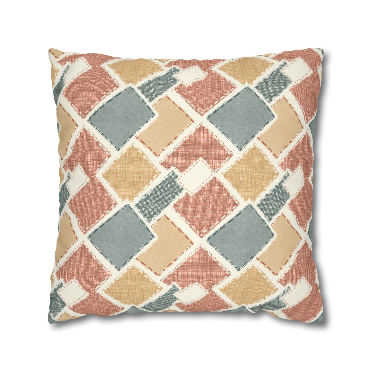 Native Patches Collection - hand drawn artwork - protea cushion - Solei Designs