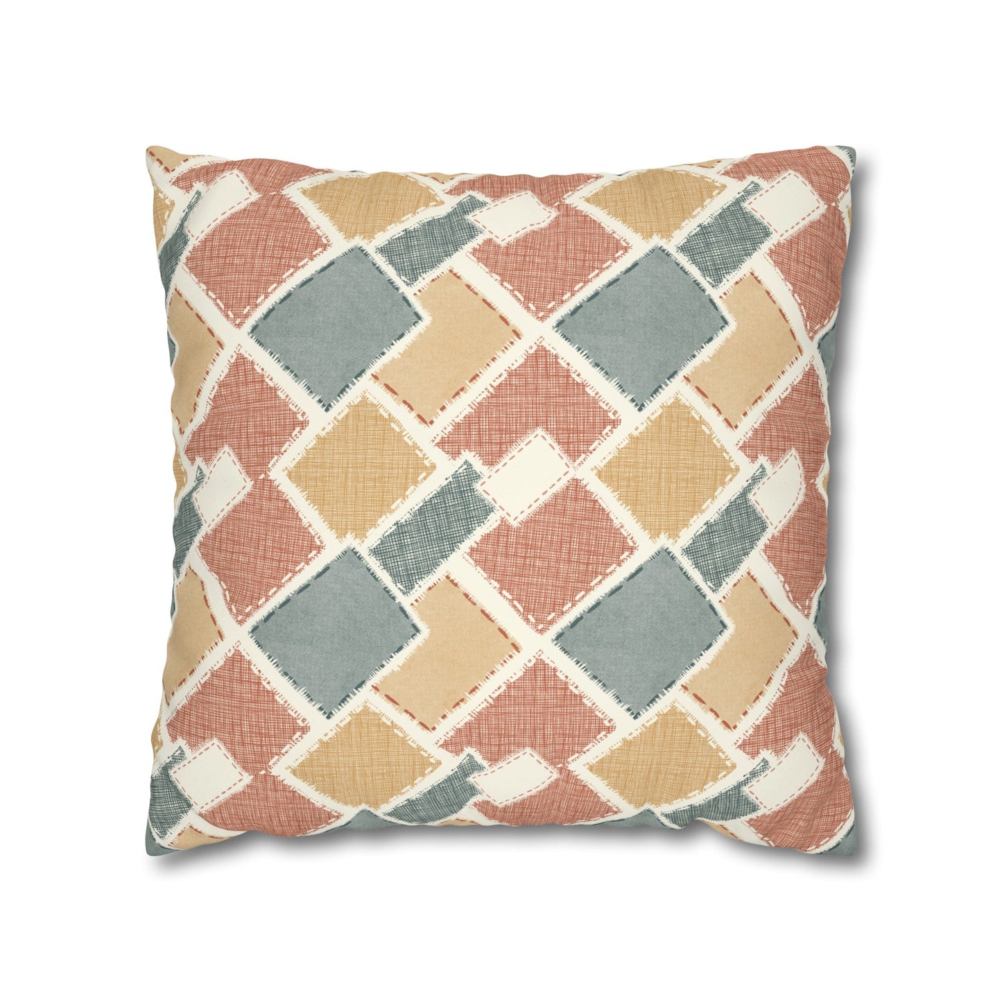 Native Patches Collection - hand drawn artwork - protea cushion - Solei Designs