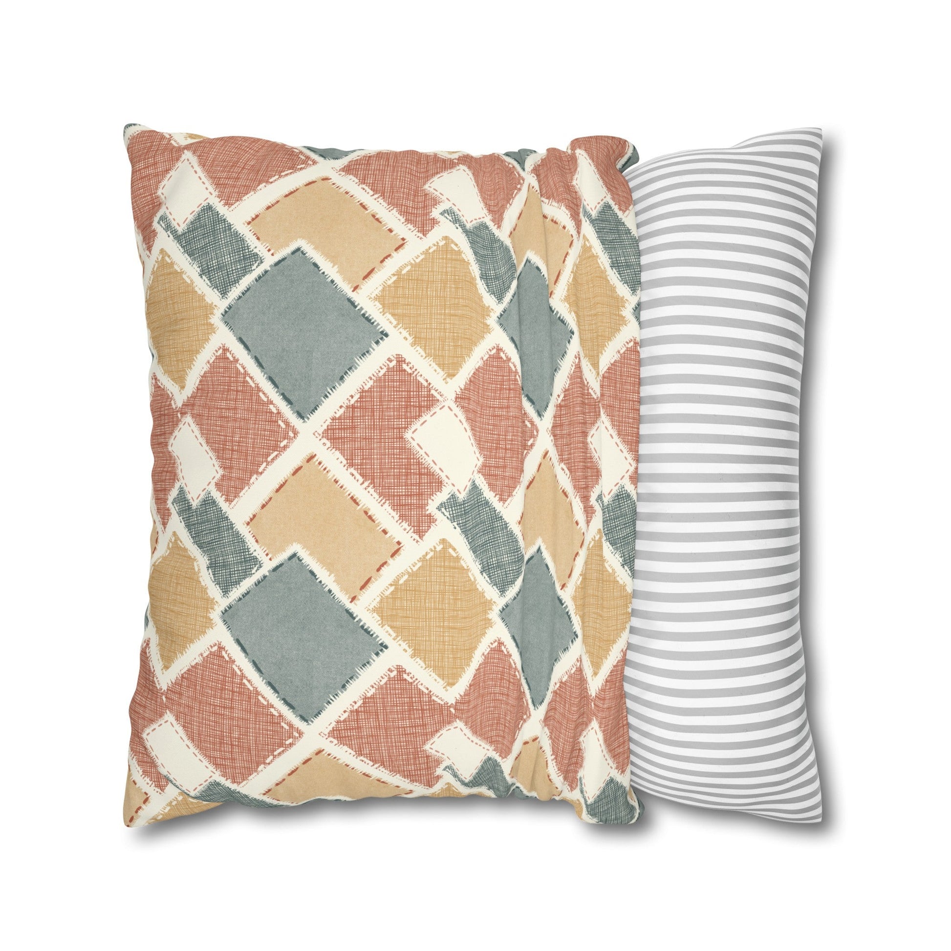 Native Patches Collection - hand drawn artwork - protea cushion - Solei Designs