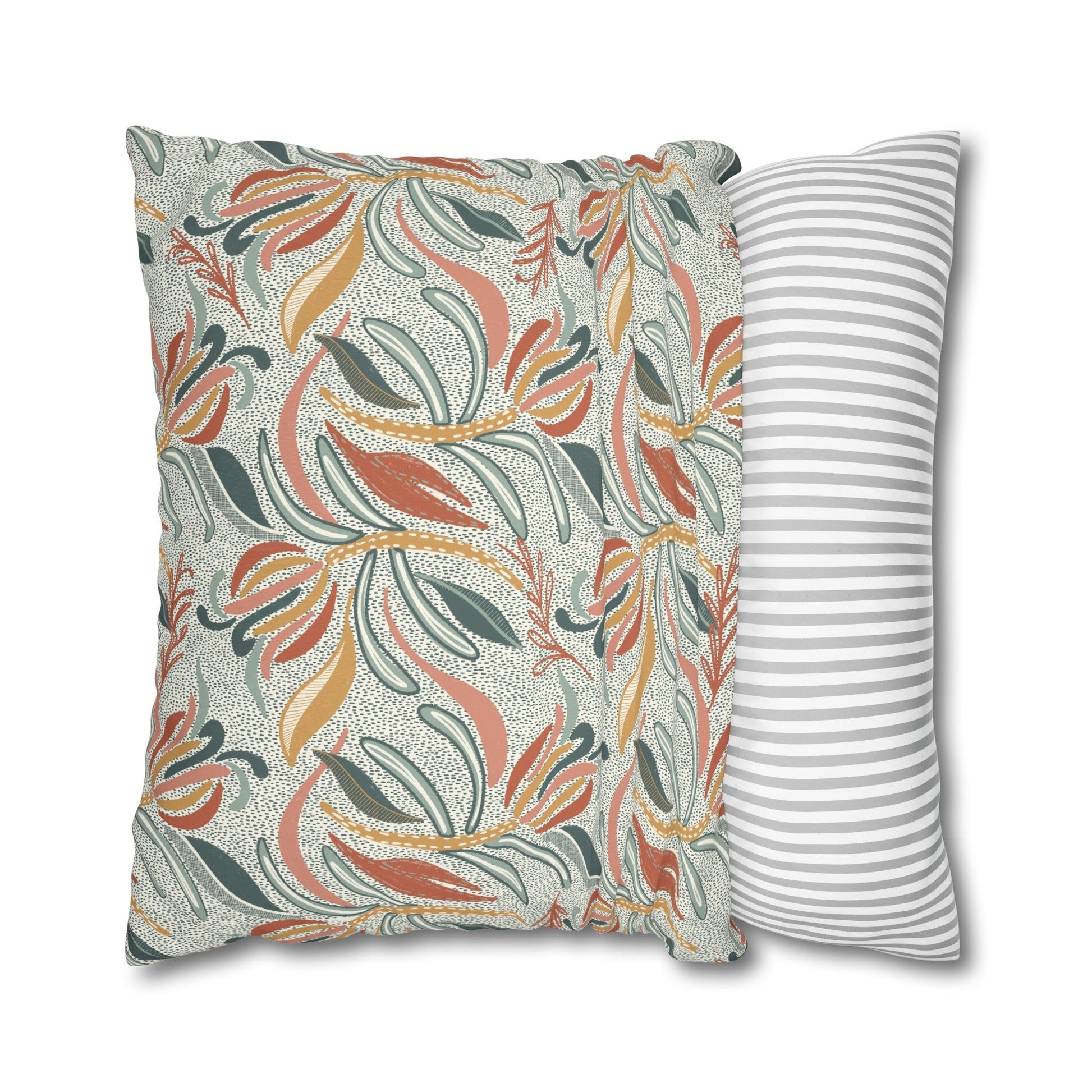 Native Patches Collection - hand drawn artwork - protea cushion - Solei Designs