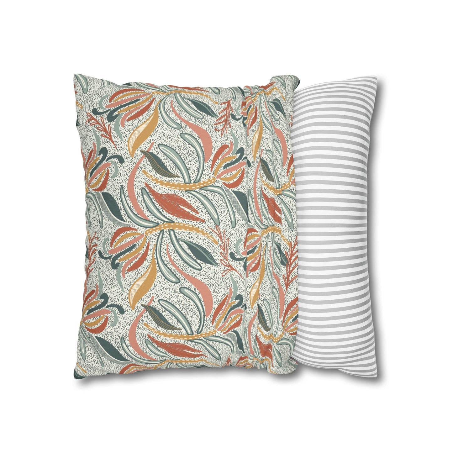 Native Patches Collection - hand drawn artwork - protea cushion - Solei Designs