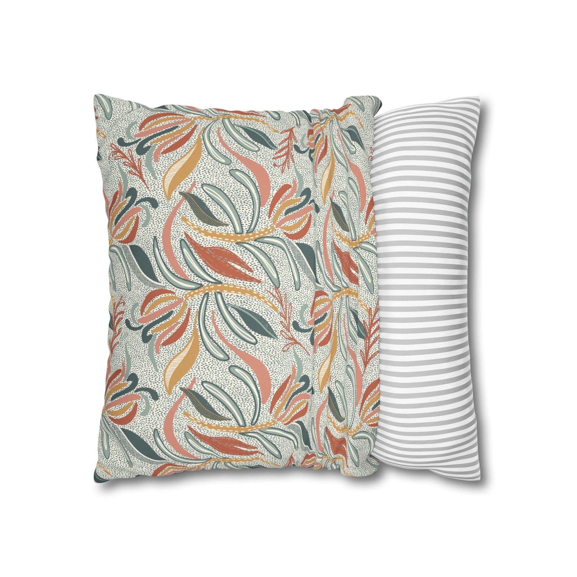 Native Patches Collection - hand drawn artwork - protea cushion - Solei Designs