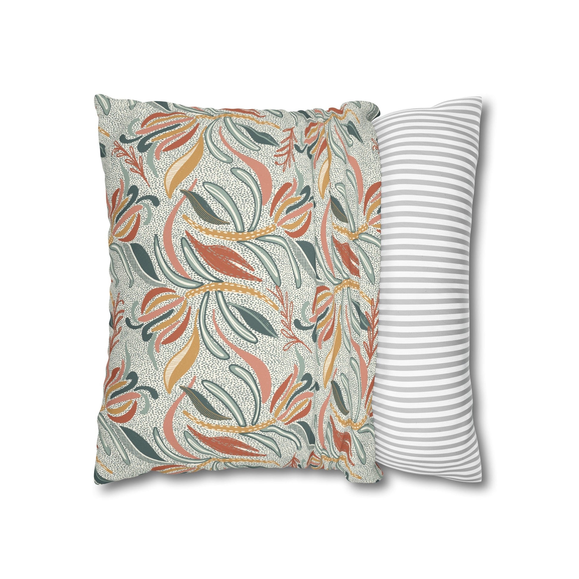 Native Patches Collection - hand drawn artwork - protea cushion - Solei Designs