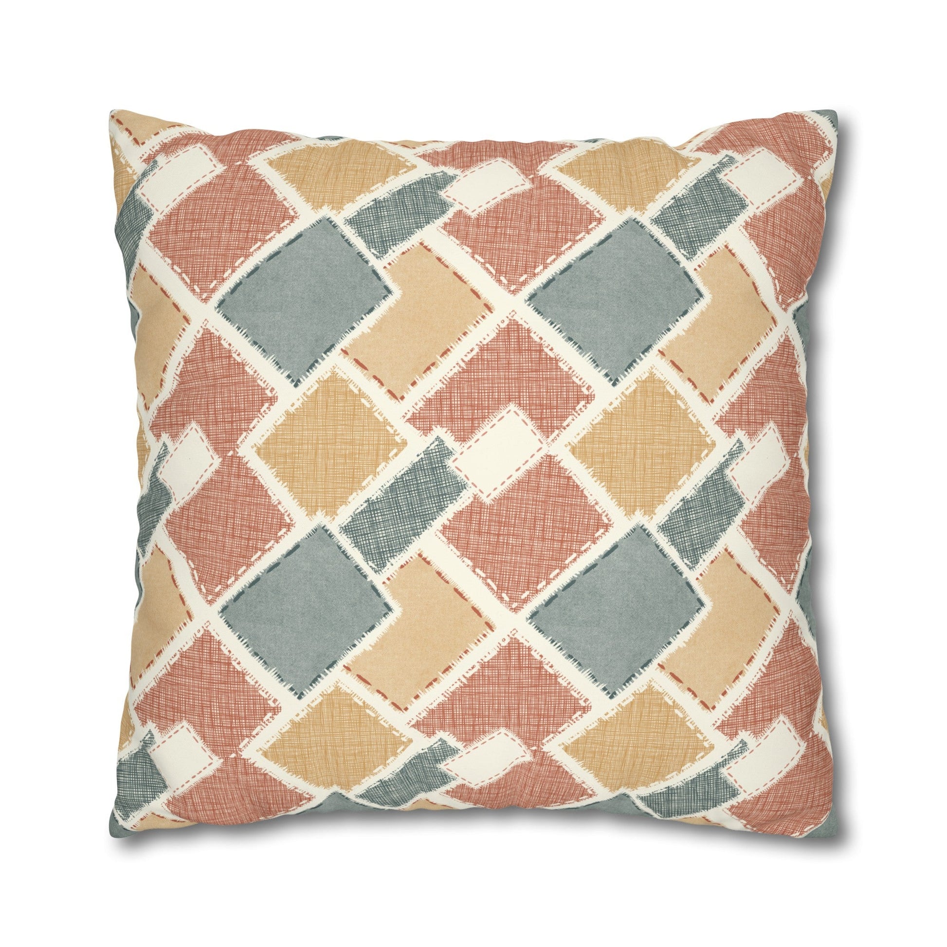 Native Patches Collection - hand drawn artwork - protea cushion - Solei Designs