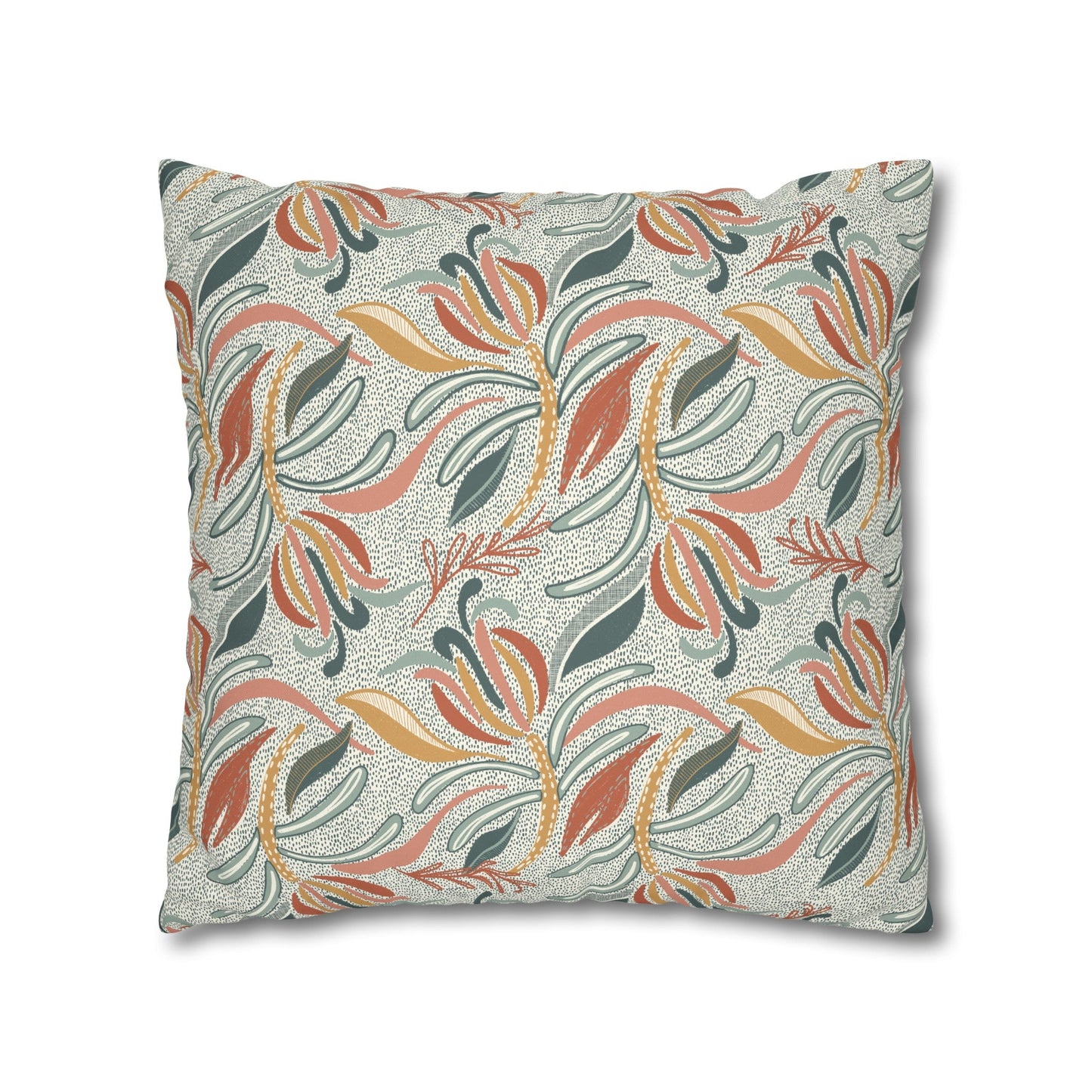 Native Patches Collection - hand drawn artwork - protea cushion - Solei Designs